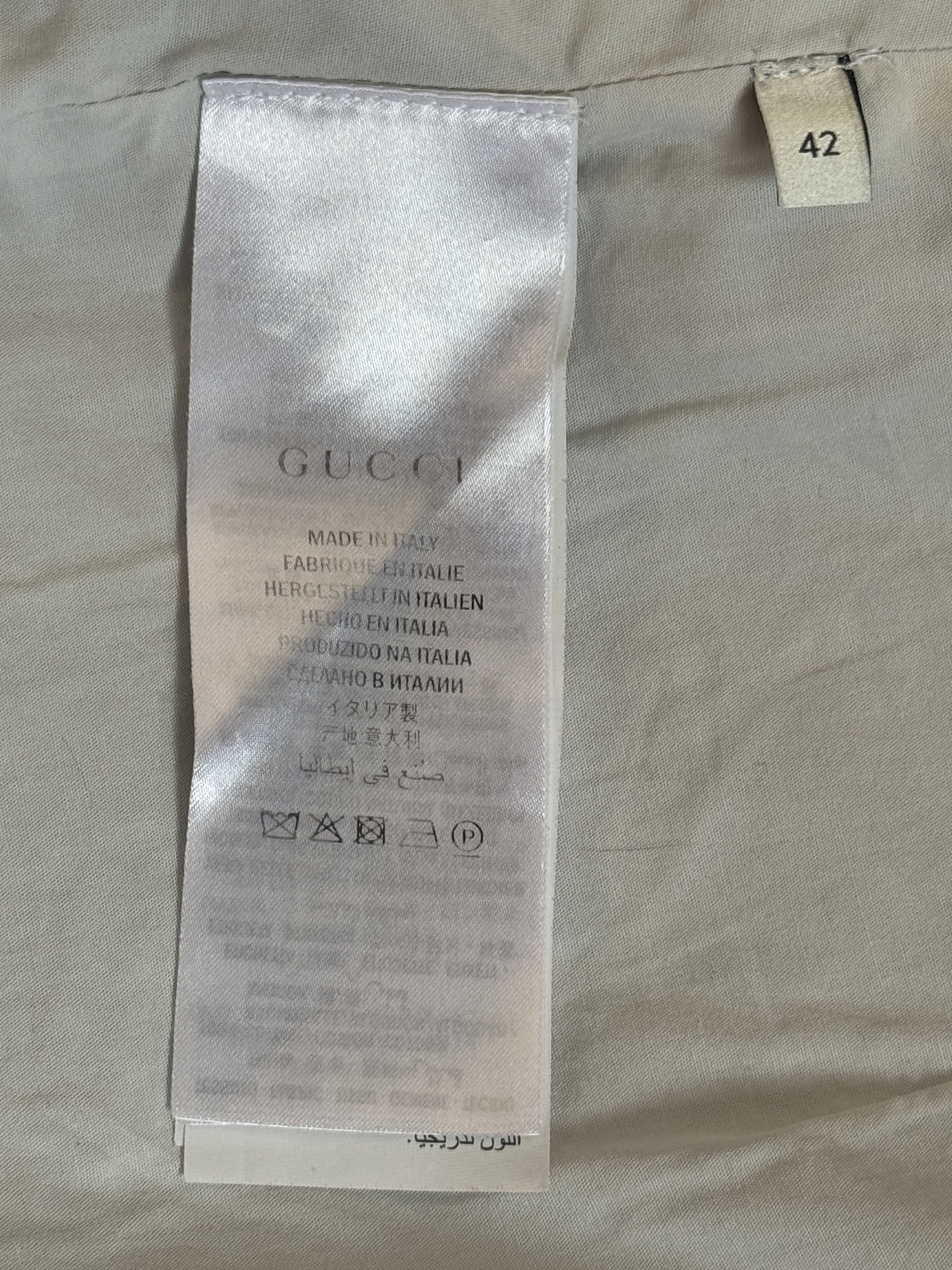 Skirt denim jeans 42 Gucci Denim Shimmering Crystals