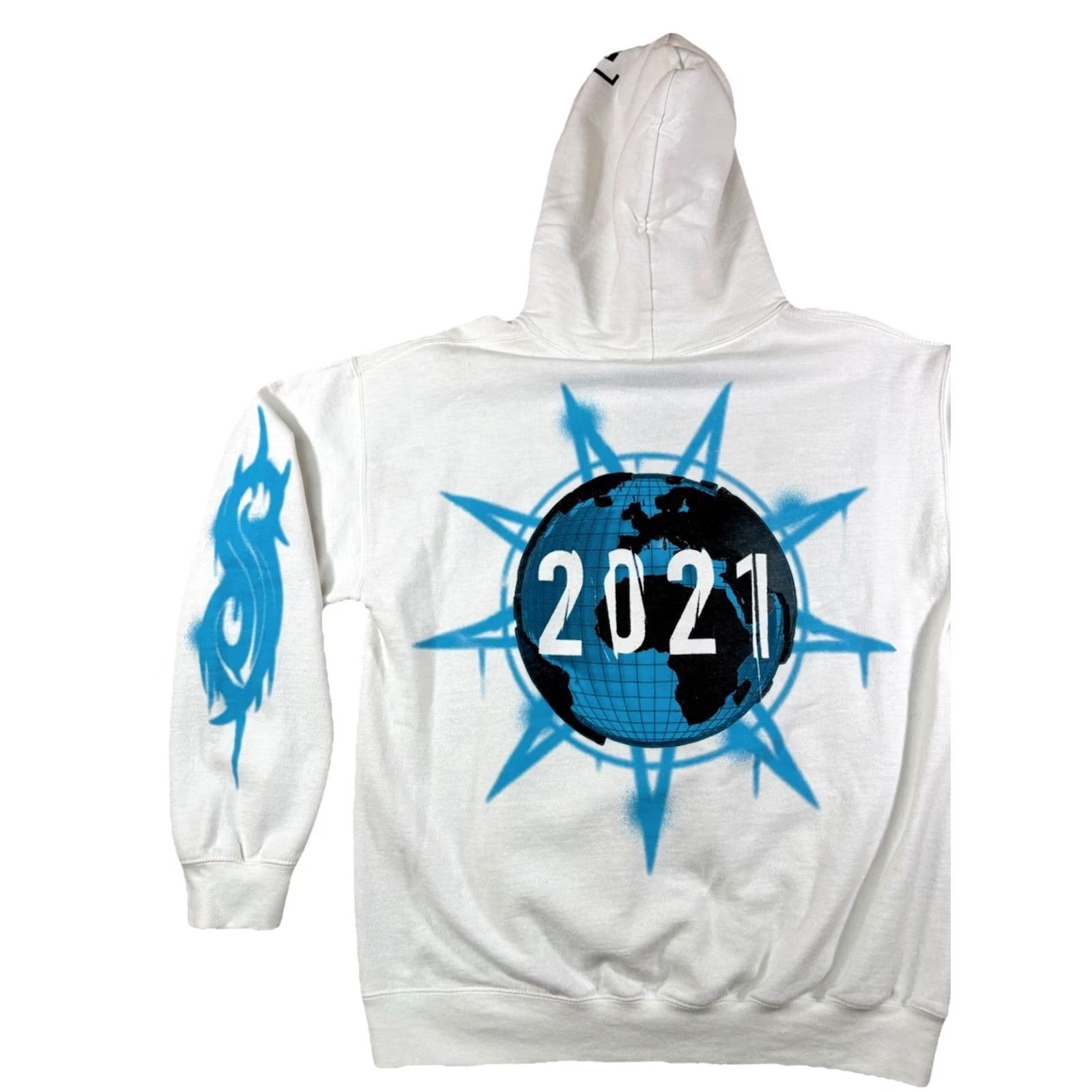 Doublet Slipknot Hoodie Sweatshirt White Double Sided Graphic • Size M • Men’s Pullover All Seasons Size US M / EU 48-50 / 2 - 7 Thumbnail