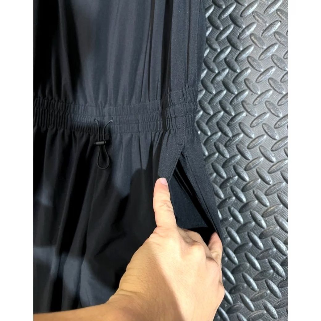 Athleta Athleta Black Jogger Sleeveless Jumpsuit Womens Size 0 Pants Active Athletic Casual Womens Size 25" / US 0 / IT 36 - 6 Thumbnail