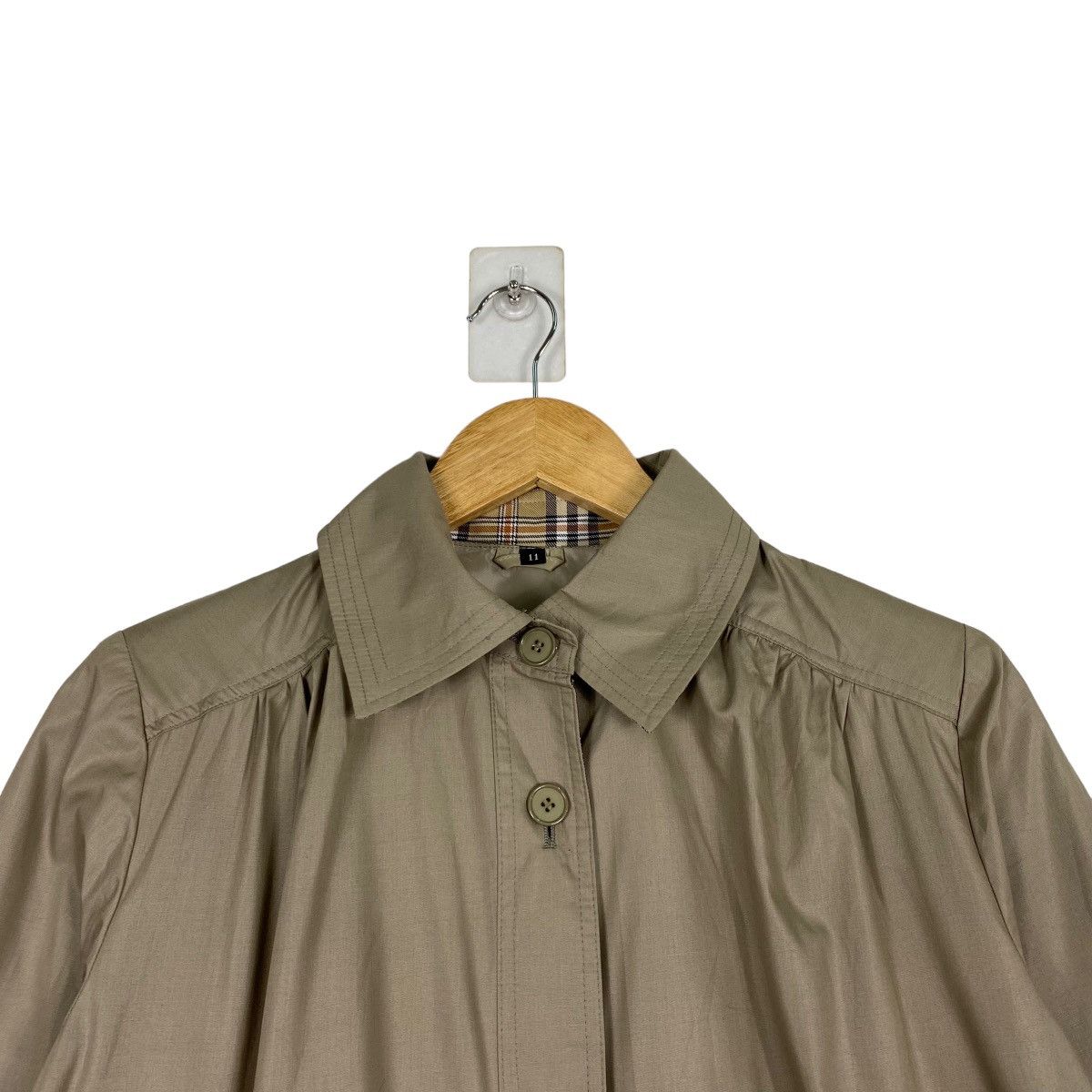 Japanese Brand JAPANASE TRENCH COAT INSPIRED BURBERRY NOVA CHECK Size US L / EU 52-54 / 3 - 4 Thumbnail