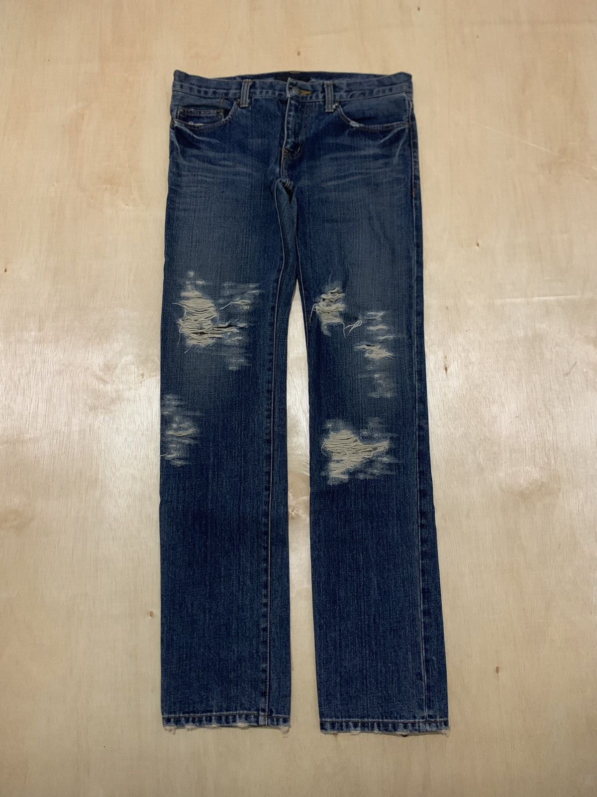 20471120 × If Six Was Nine × Japanese Brand Japanese Brand Distressed Denim Rico Jeans Undercover Style Size US 33 - 1 Thumbnail