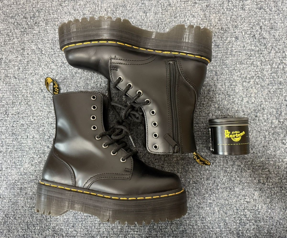 Dr. Martens JADON 8 EYE BOOT BLACK Size UK 4 Size US 6.5 / IT 36.5 - 2 Thumbnail