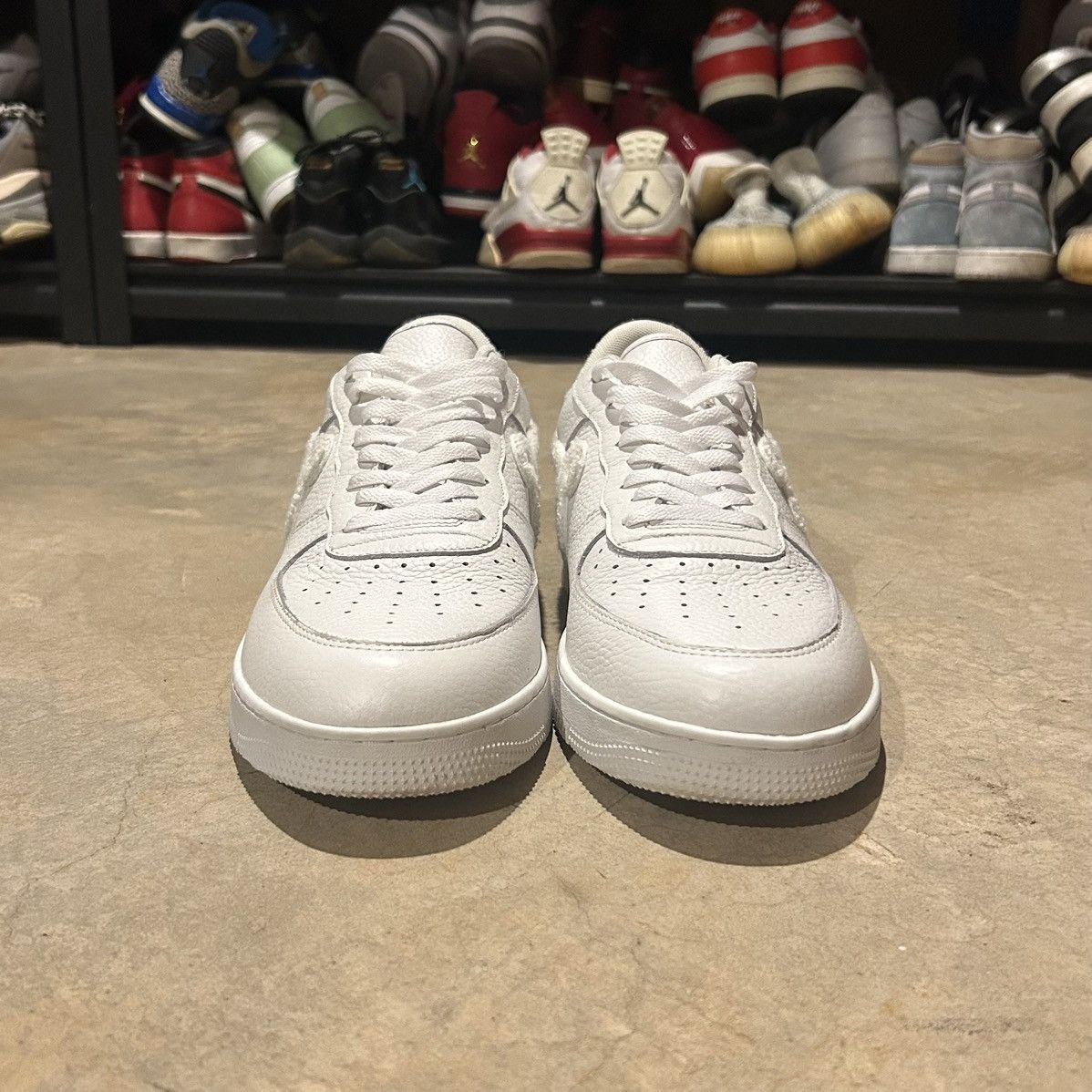 John Geiger John Geiger GF-01 White Chenille Sneakers US 13 Size US 13 / EU 46 - 5 Thumbnail