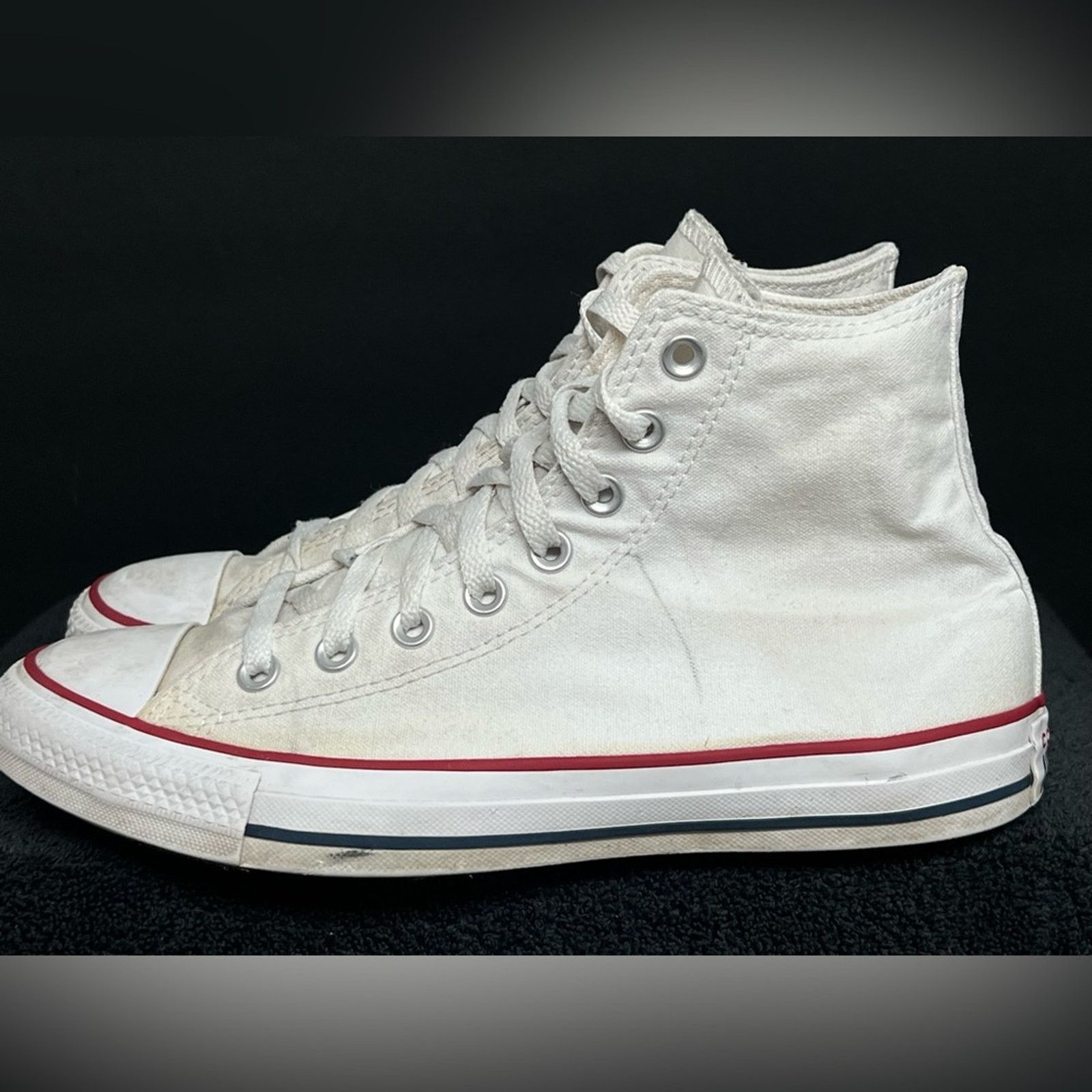 Converse Converse Unisex CT All Star Hi M7650 White Shoes M7.5 W9.5 Size US 9.5 / IT 39.5 - 1 Thumbnail