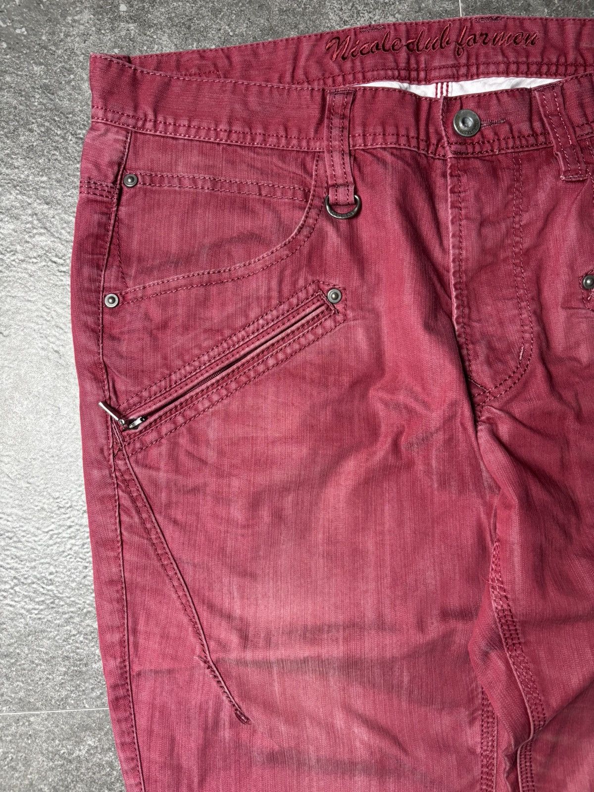 If Six Was Nine × Japanese Brand × Le Grande Bleu (L.G.B.) 2000s Nicole Club For Men Bootcut Pants Size US 31 - 5 Thumbnail