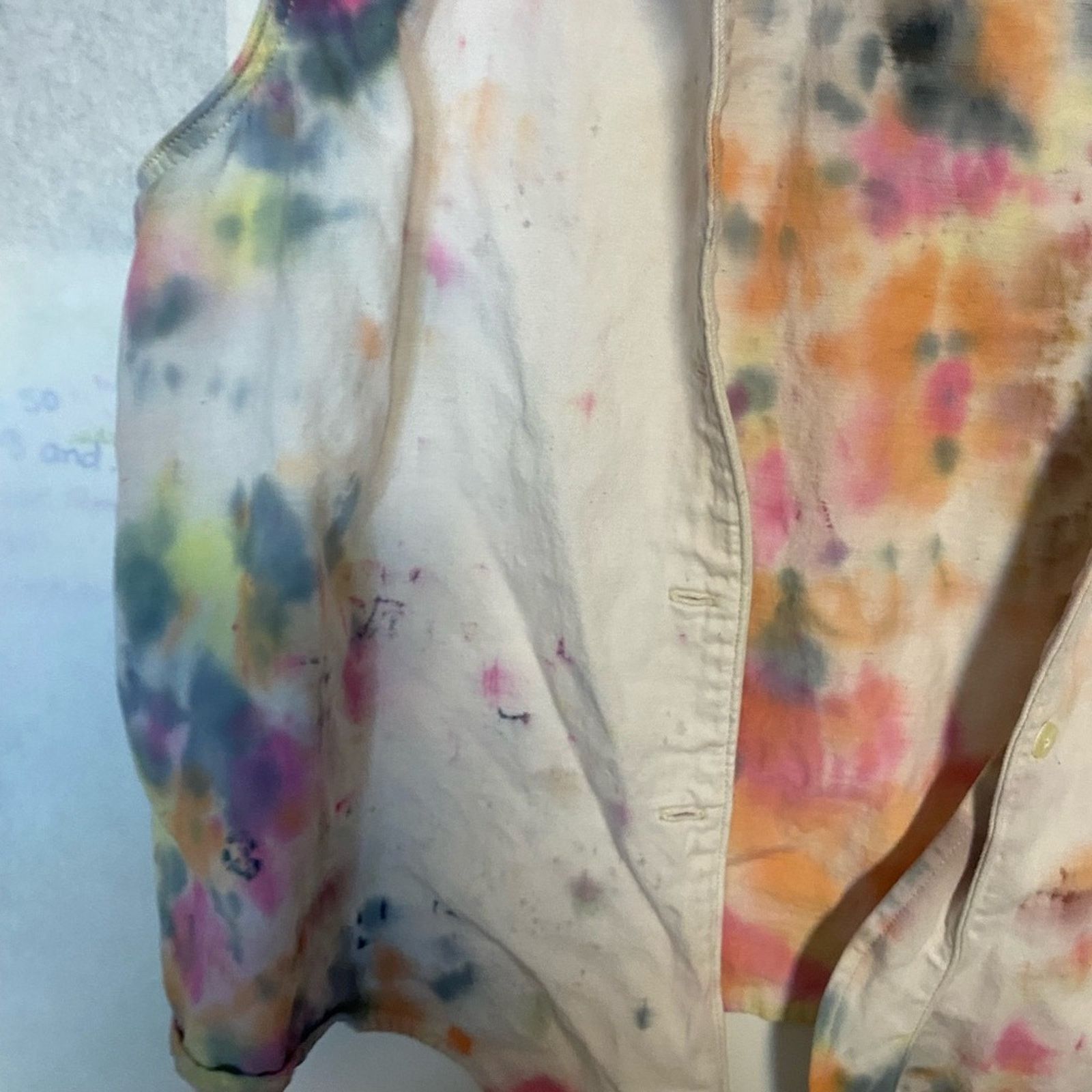 Levi's Made & Crafted Hand Dyed Tie-Dye Sleeveless Button-Up Vest Levi’s L Size L / US 10 / IT 46 - 6 Thumbnail