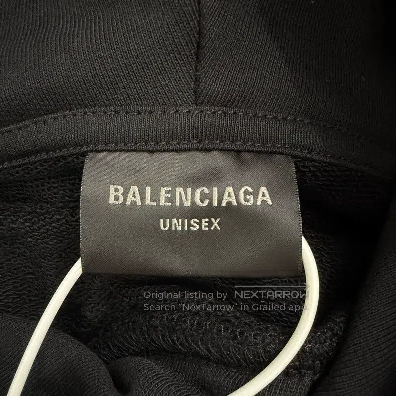 Balenciaga Balenciaga Black Coke Wave Print Tape Hoodie Size US M / EU 48-50 / 2 - 3 Thumbnail