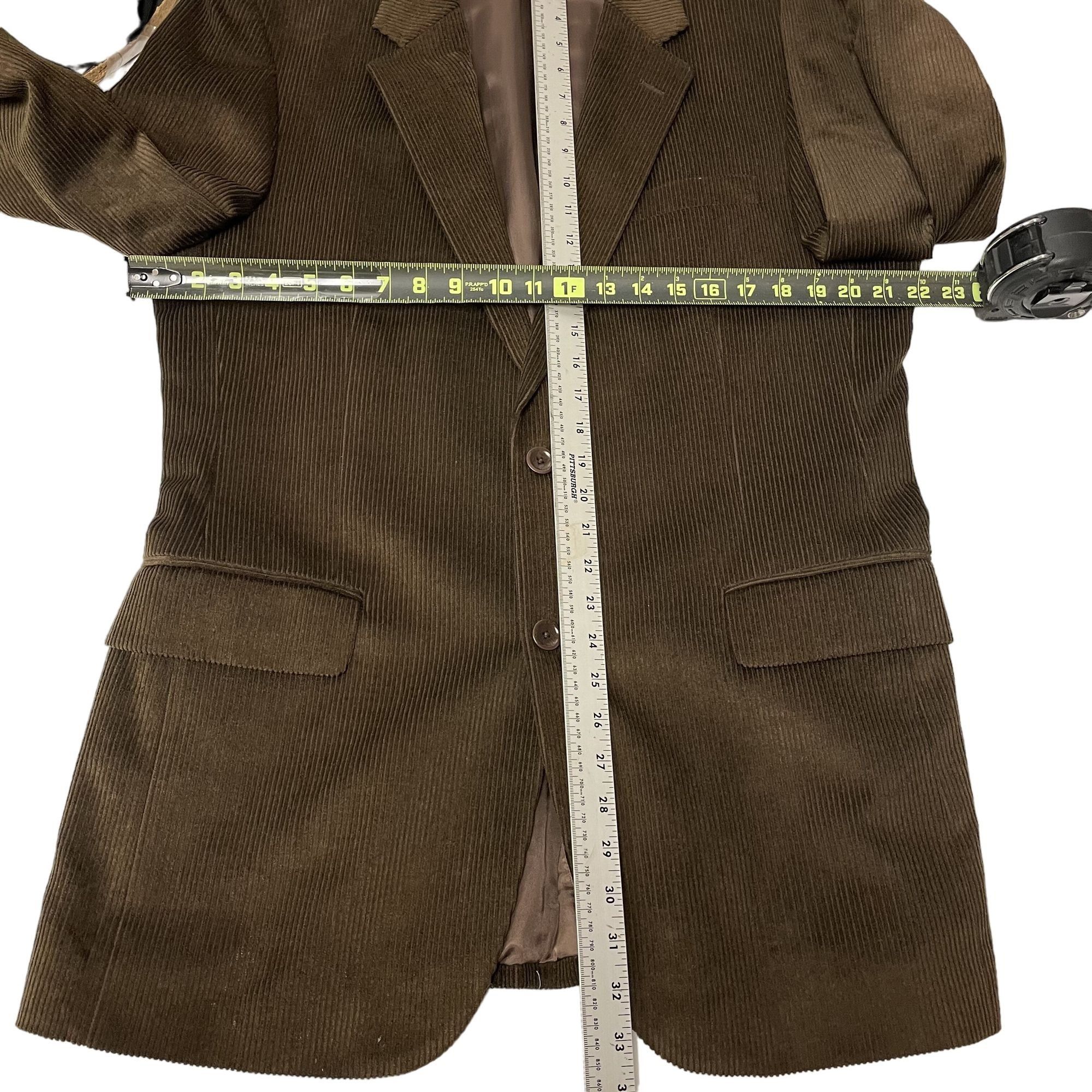 Jos. A. Bank Jos A Bank Chocolate Brown Sport Coat Corduroy Style Jacket Size 40R - 8 Thumbnail