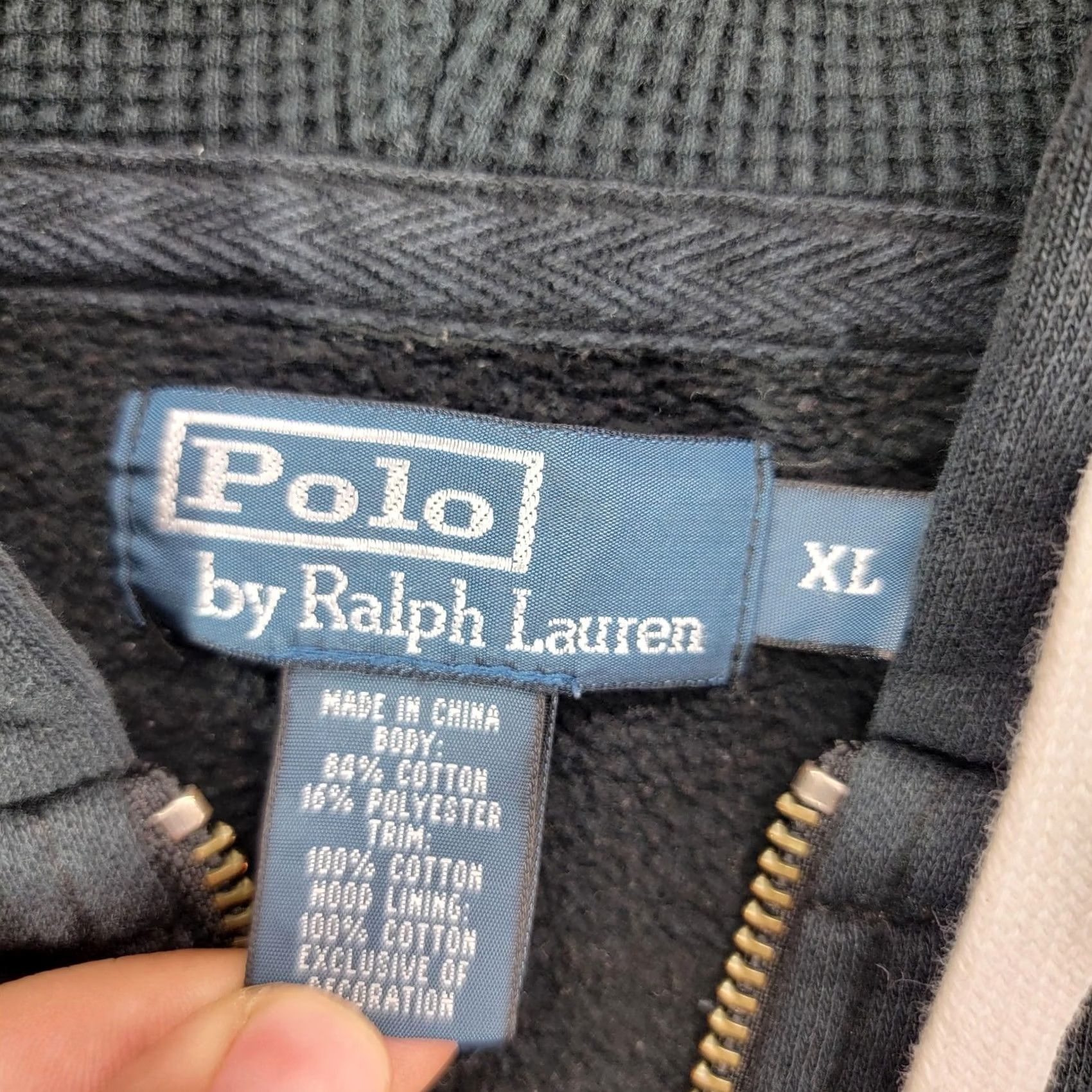 Polo Ralph Lauren Polo Ralph Lauren Hoodie Mens XL Gray Full Zip Fleece Red Pony Logo Drawstring Size US XL / EU 56 / 4 - 6 Thumbnail