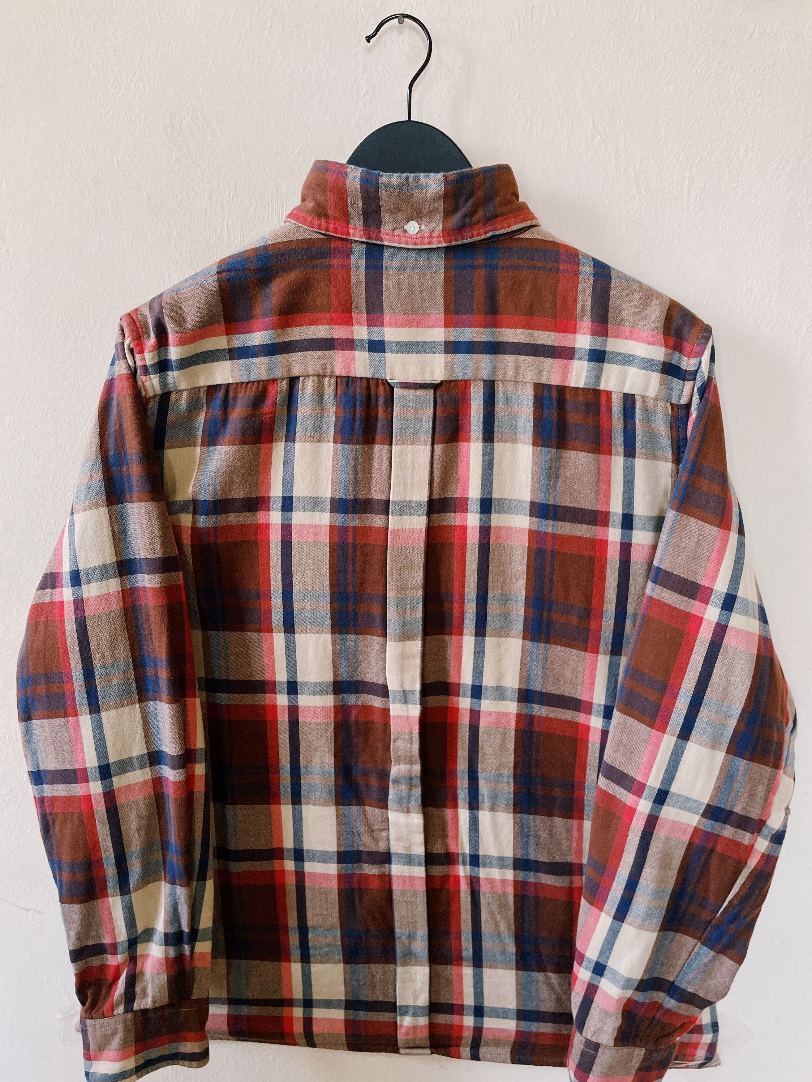 Bape × Nigo × Vintage Vintage Bape Lovegene Check Plaid Flannel Longsleeve Shirt Size US XL / EU 56 / 4 - 2 Thumbnail