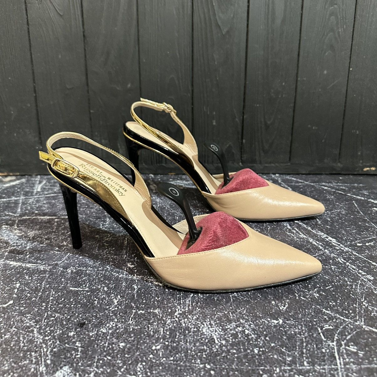 Stuart Weitzman Stuart Weitzman Women’s Leather Heels Size 9.5 XL Size US 9.5 / IT 39.5 - 4 Thumbnail