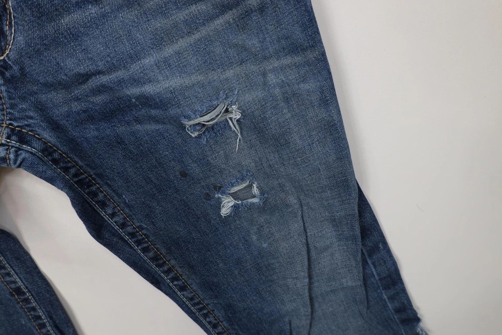 Ariat Ariat M3 Loose Fit Thick Stitch Wide Leg Denim Jeans Blue Size US 29 - 6 Thumbnail