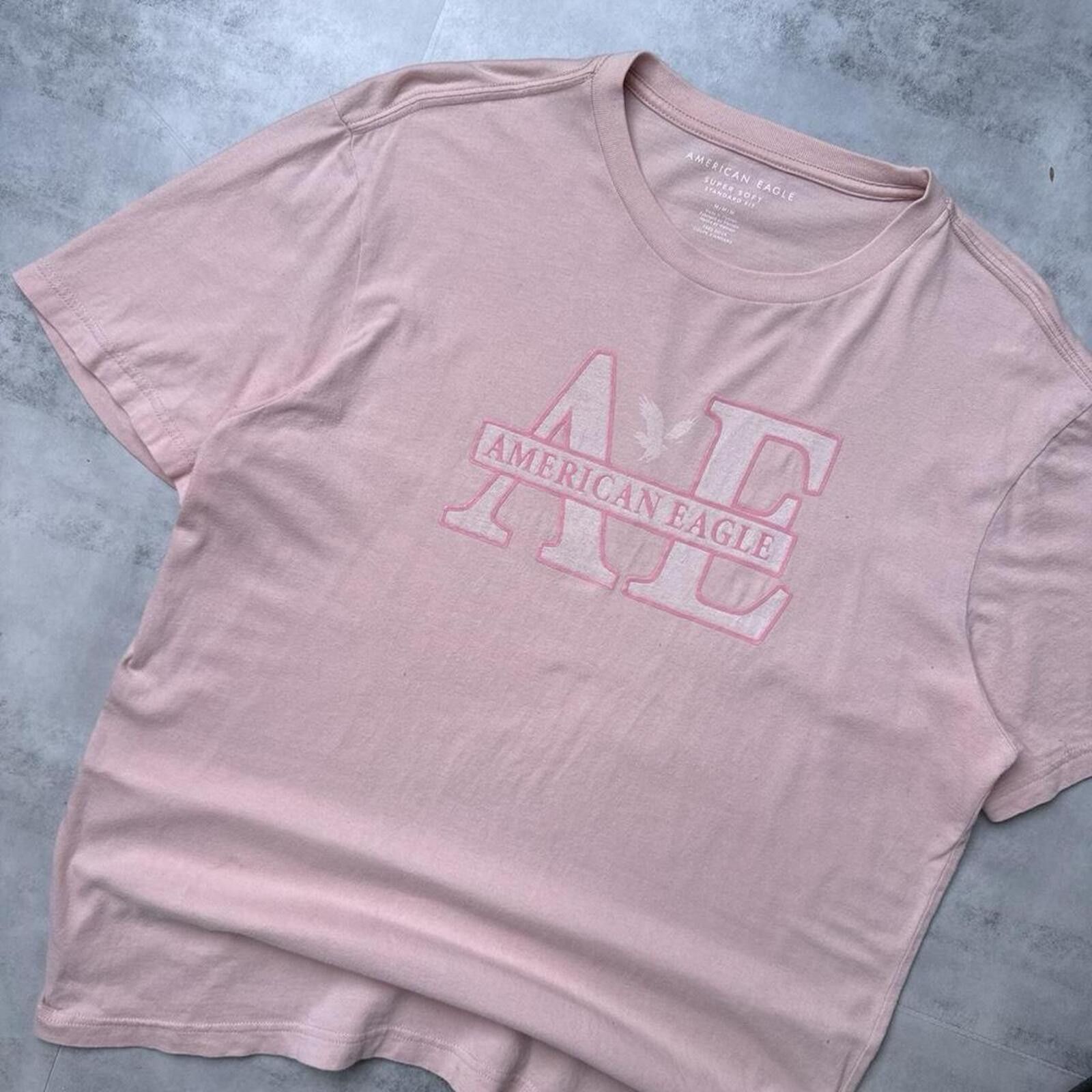 American Eagle Outfitters Y2K American Eagle 00s Pink T shirt Size US M / EU 48-50 / 2 - 6 Thumbnail