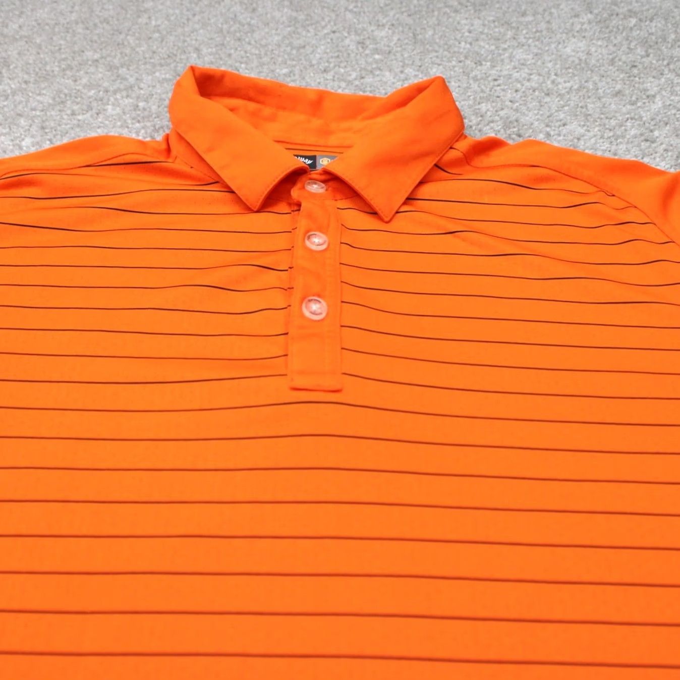 Callaway Callaway Opti-Dri Polo Shirt Mens XL Orange 100% Polyester Short Sleeve Golf Shirt Polo Shirt Nike? Size US XL / EU 56 / 4 - 4 Thumbnail