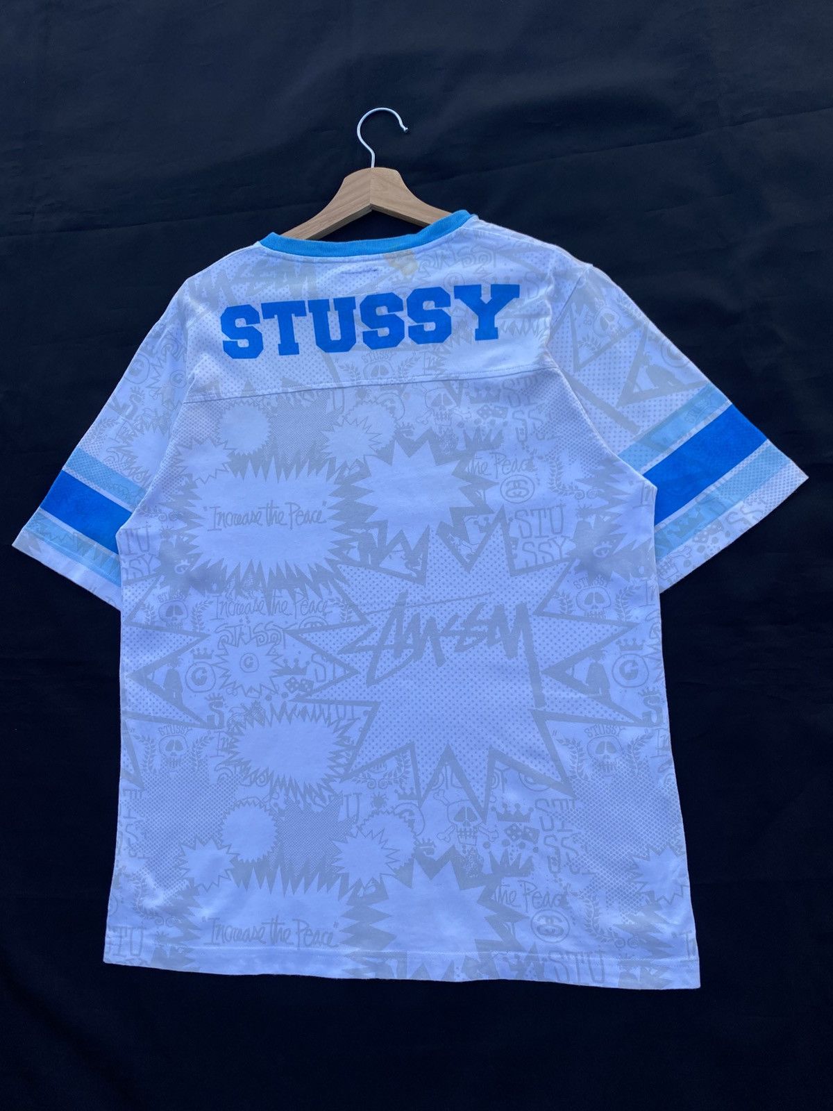 Stussy Rare Stussy “Increase the Peace” Graphic Tshirt Size US L / EU 52-54 / 3 - 21 Thumbnail