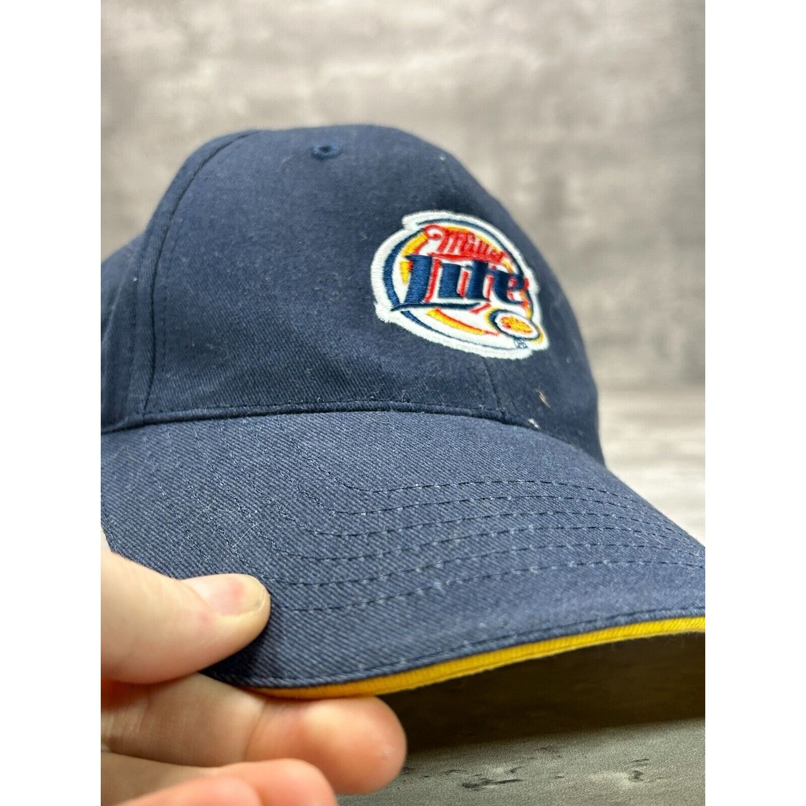 Vintage Vintage Miller Lite Embroidered Logo Snapback Hat OSFA Size ONE SIZE - 9 Thumbnail