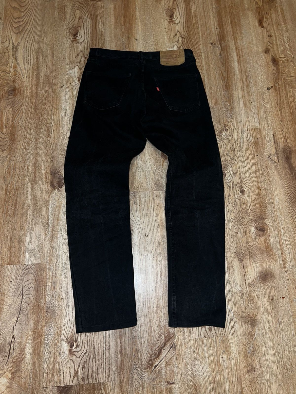 Levi's × Vintage Vintage Levis 569 Baggy Loose Jeans Levi's Faded Black Denim Size US 32 / EU 48 - 8 Thumbnail