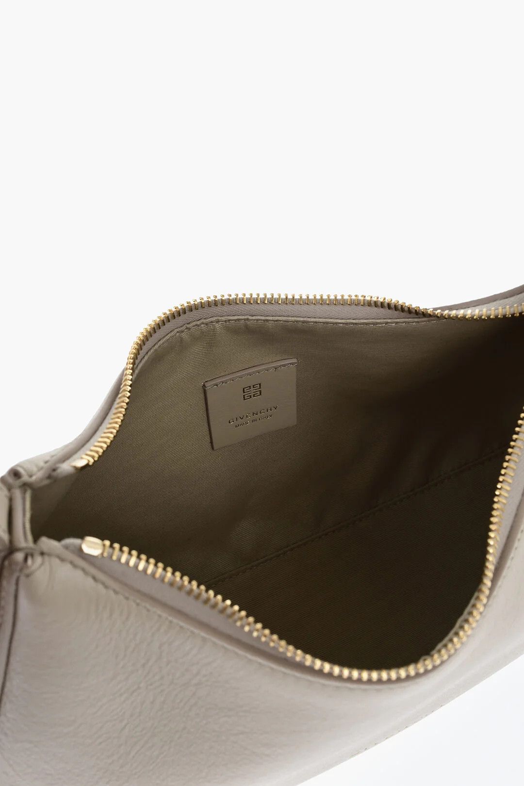Givenchy og1mm0326 Size: OS / Mini Leather Hobo Bag in Beige Size ONE SIZE - 4 Thumbnail