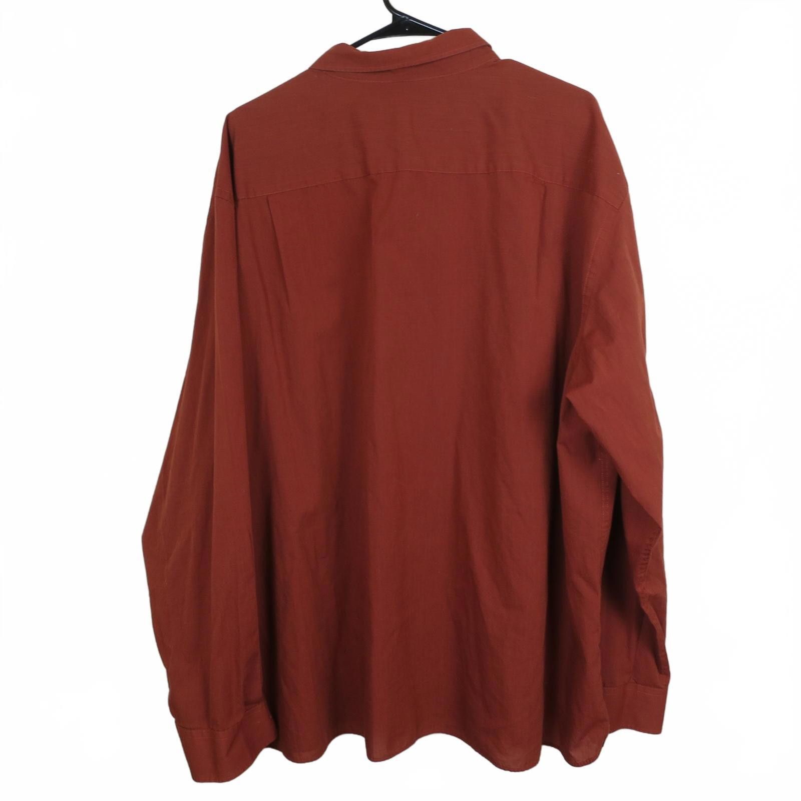 Other Geoffrey Beene Men's Rust Button-Down Shirt Size 48R - 5 Thumbnail