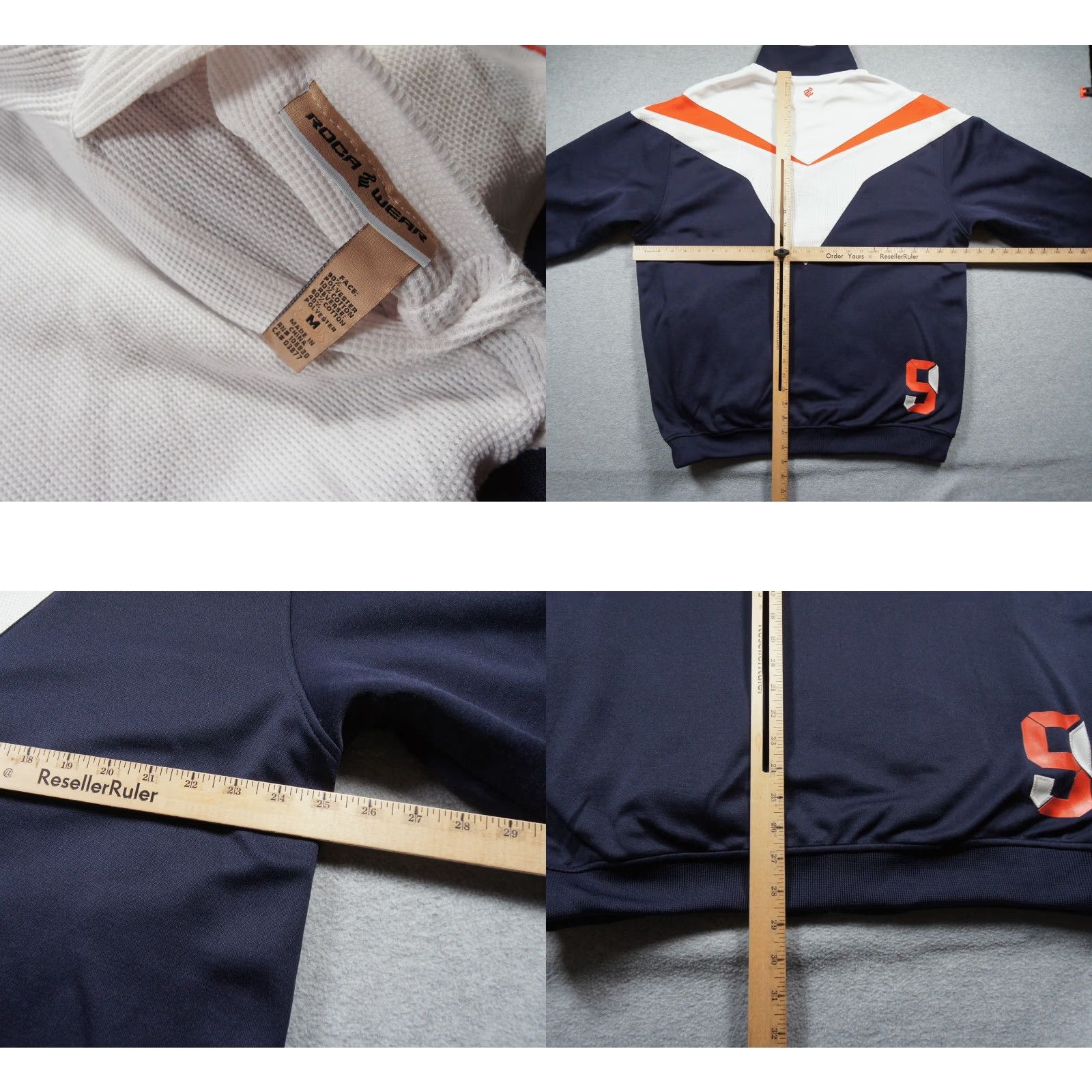 Rocawear VINTAGE Rocawear Jacket Mens M Oversized Reversible Waffle Knit Y2K Size US M / EU 48-50 / 2 - 9 Thumbnail