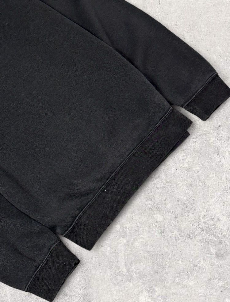Nike × Vintage Vintage 00s Nike small logo washed black sun faded crewneck Size US XS / EU 42 / 0 - 3 Thumbnail