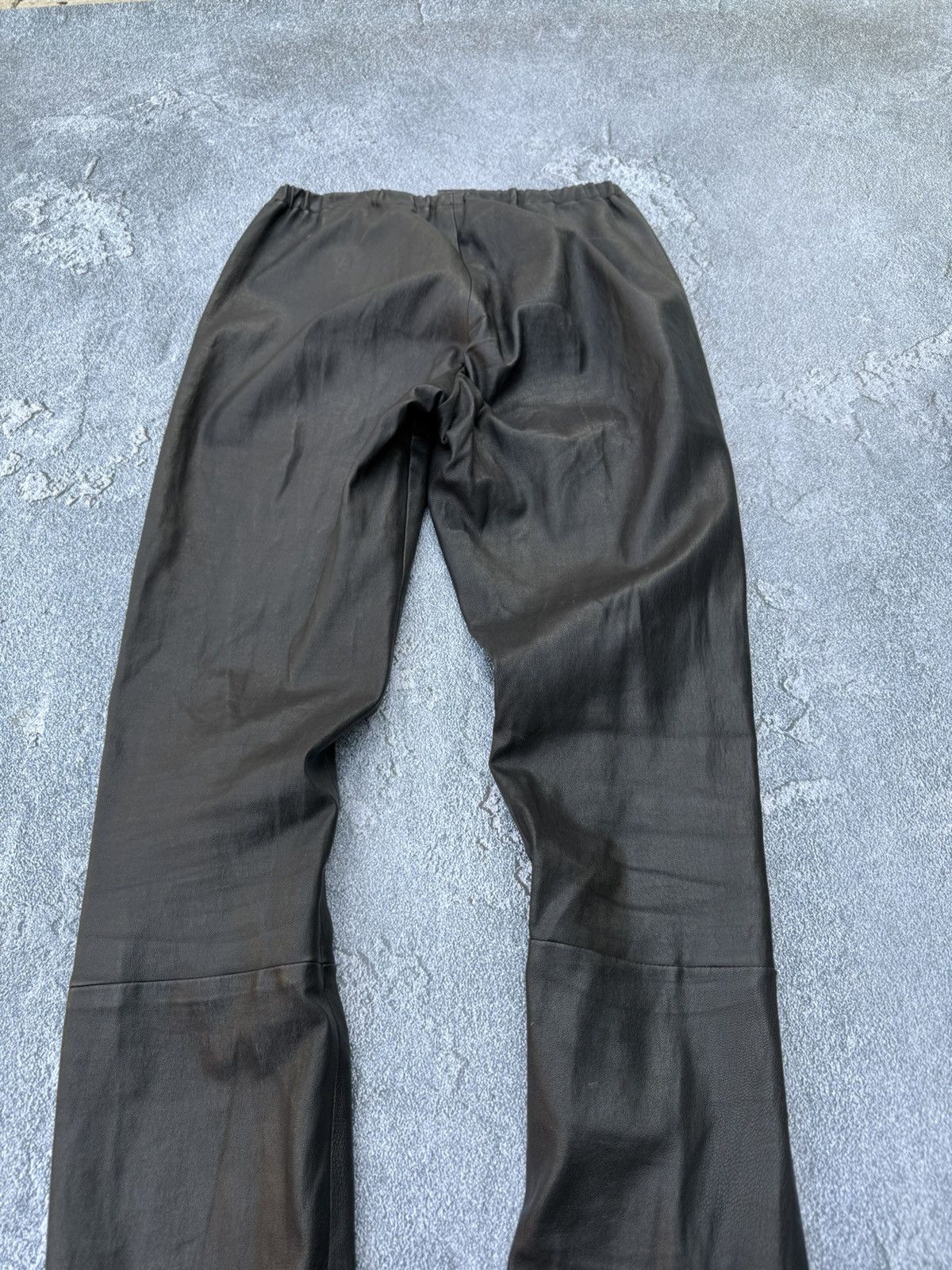 ANN DEMEULEMEESTER LEATHER PANTS Size 36 Stretch Florence