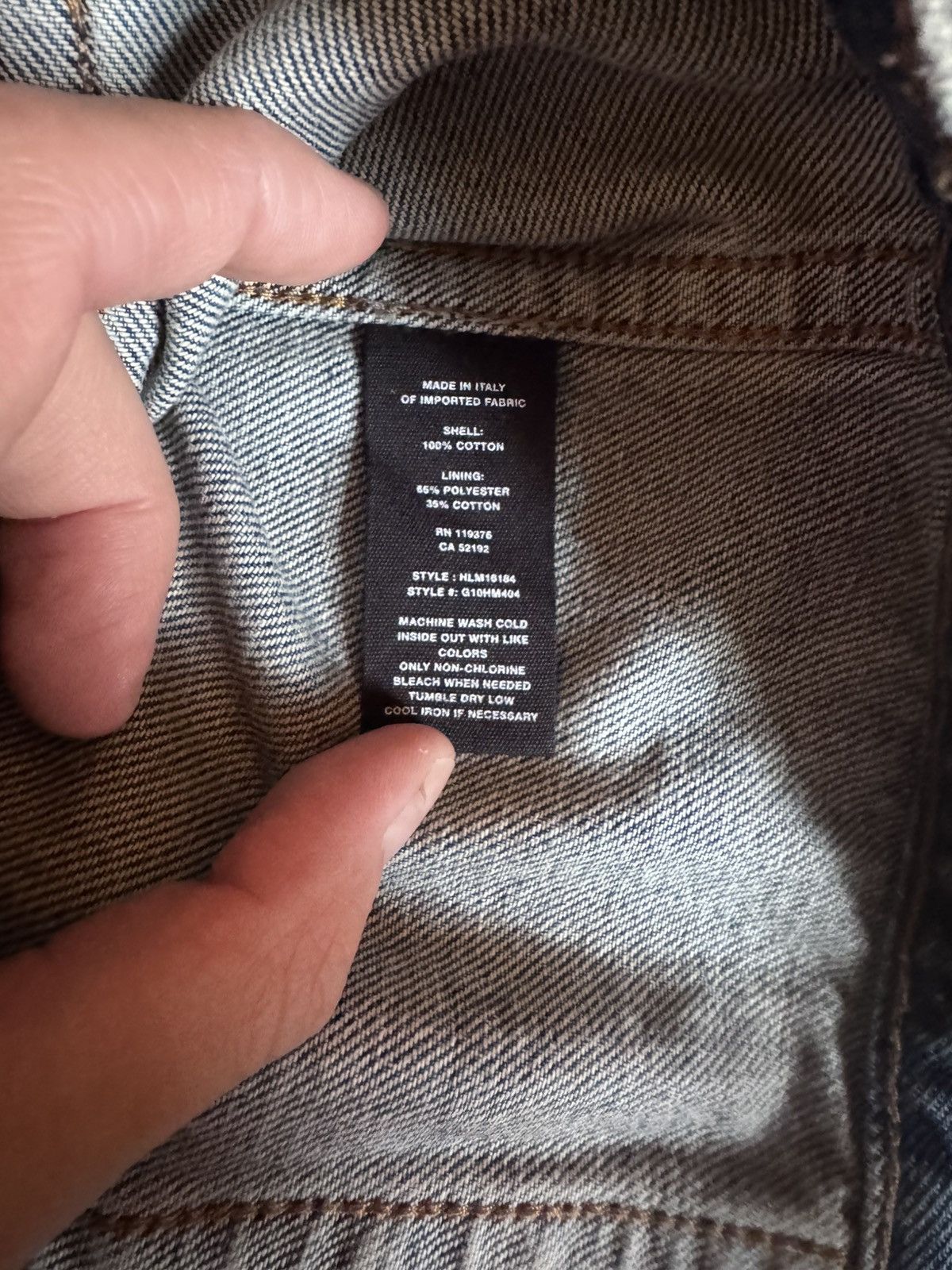 Helmut Lang Helmut Lang Denim Jacket Size US S / EU 44-46 / 1 - 4 Thumbnail