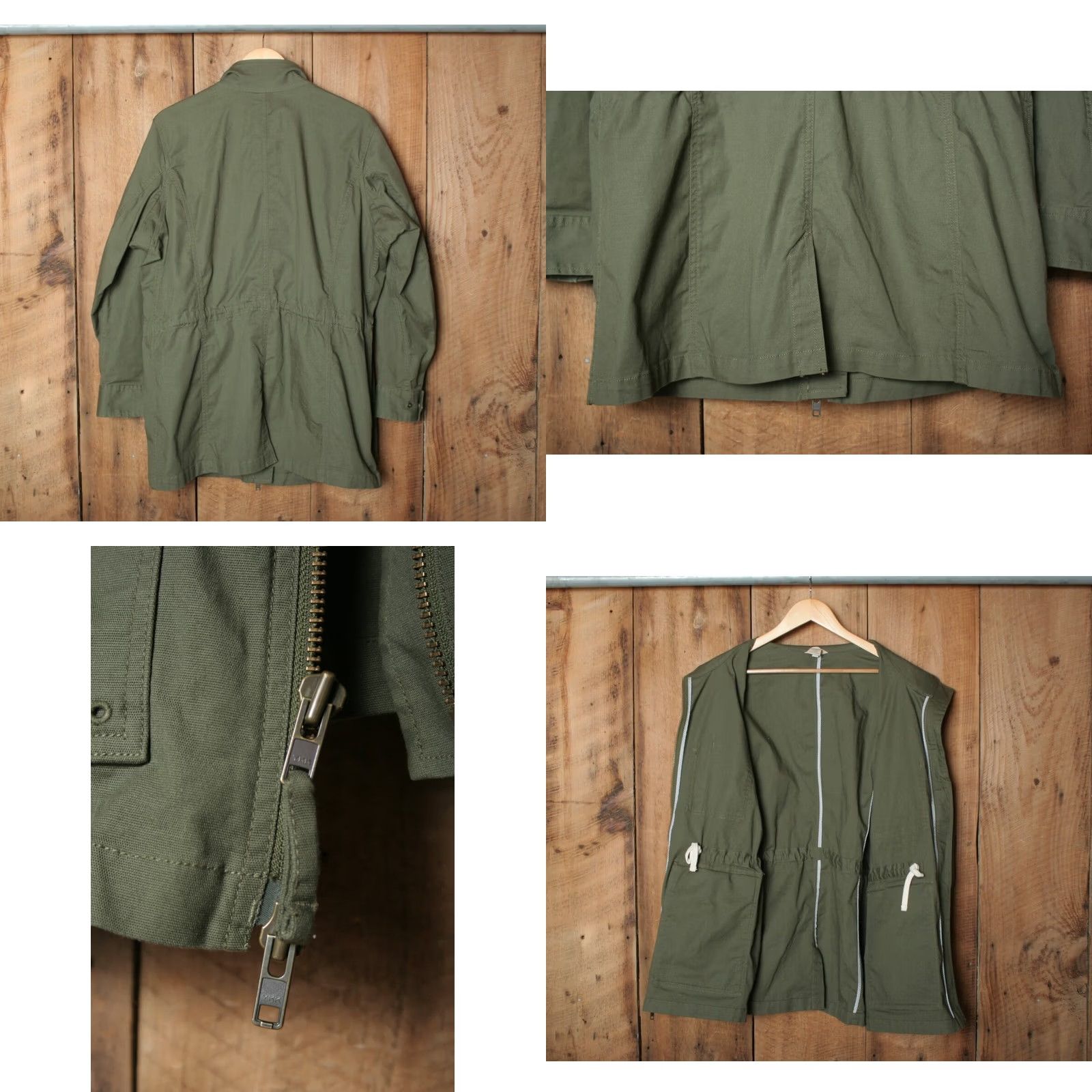 Olive DULUTH DuluthFlex Fire Hose Coolmax Olive Green Chore Jacket Women's 1X Green Jacket Women 1X Size XL / US 12-14 / IT 48-50 - 8 Thumbnail