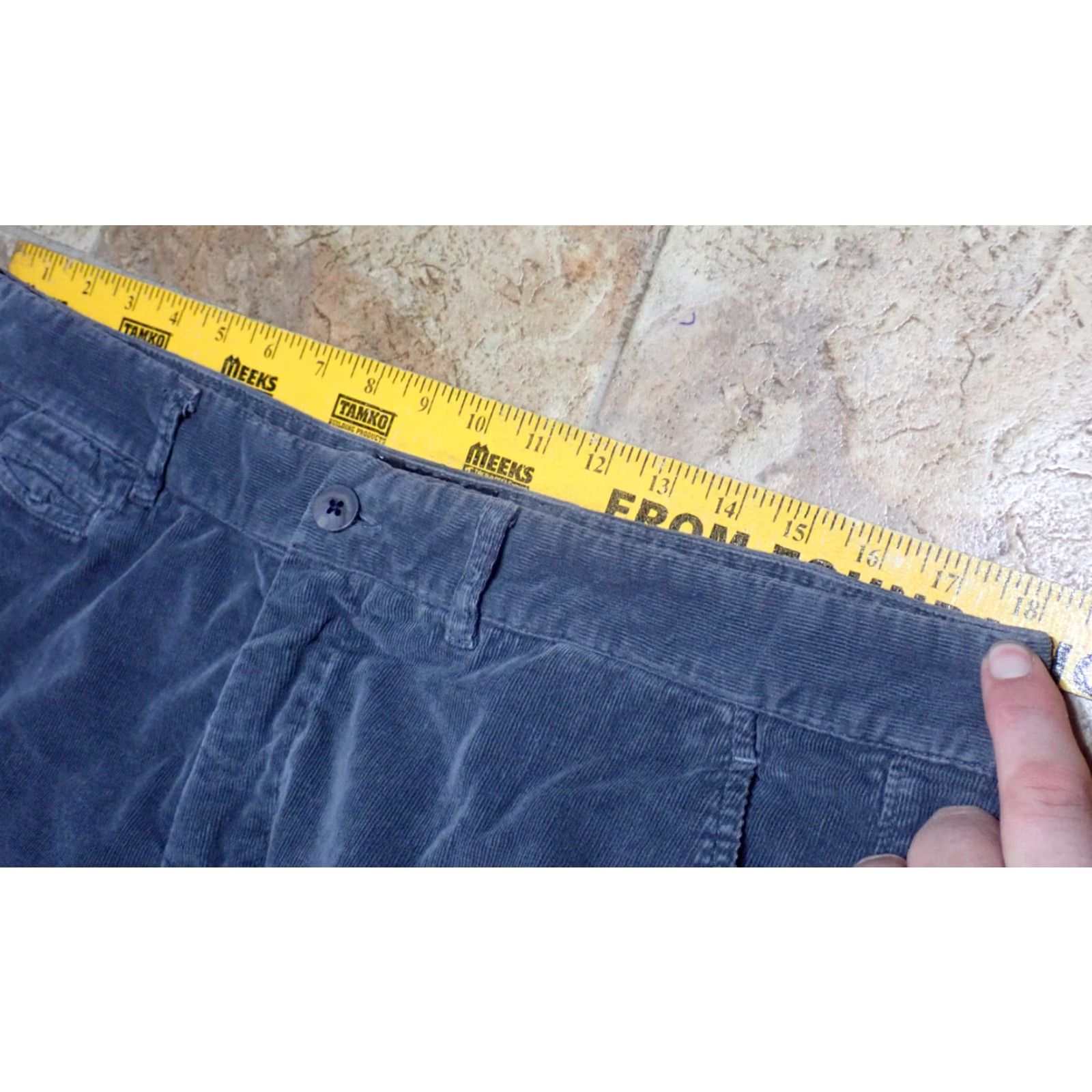 J.W. Brine J.W. Brine Chinos Corduroy Pants Casual Gray Cotton Italy Made 36x30 5-Pocket Vintage Mens Size US 36 / EU 52 - 5 Thumbnail