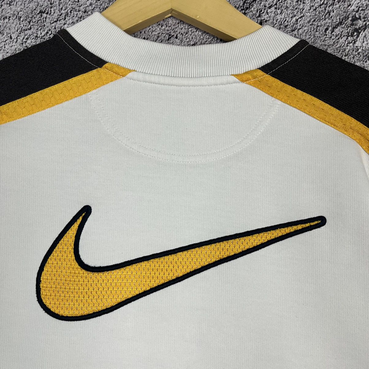 Nike × Vintage ⭐️VINTAGE⭐️ Nike 90s Sport White centre logo Sweatshirt Size US M / EU 48-50 / 2 - 14 Thumbnail