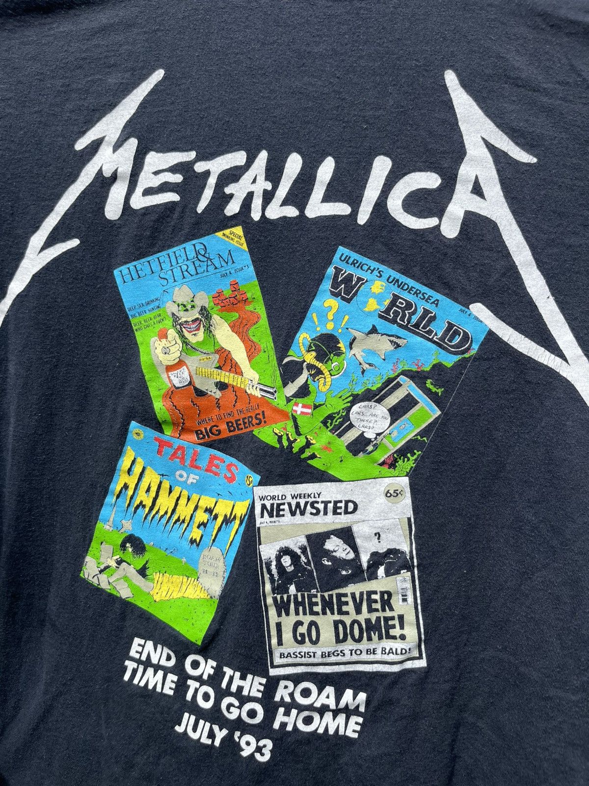 Vintage Vintage 1993 Rare Metallica Passport Crew Size US L / EU 52-54 / 3 - 5 Thumbnail