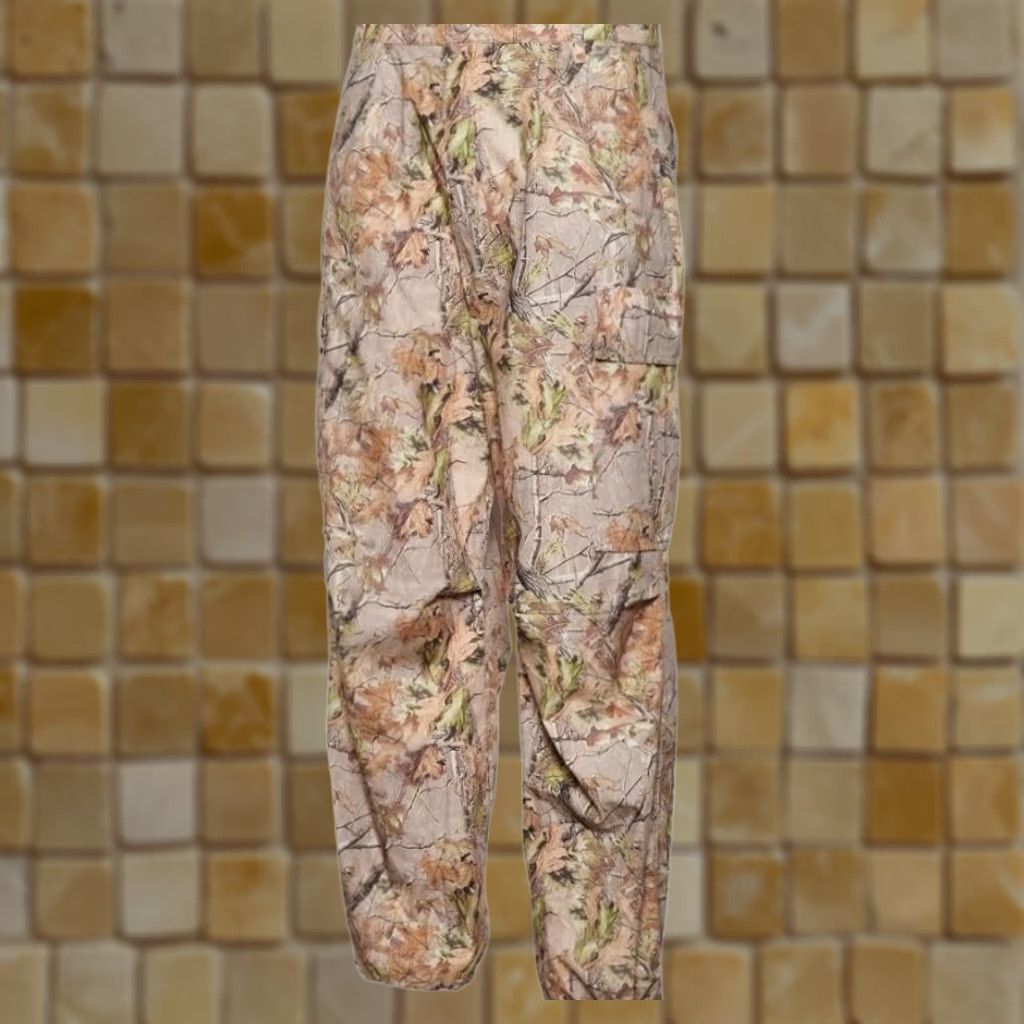 Vintage LCKR Trinity Baggy Fit Parachute Pants Cargo Camouflage CAMO CAMOFLAUGE L Size US 33 - 1 Thumbnail
