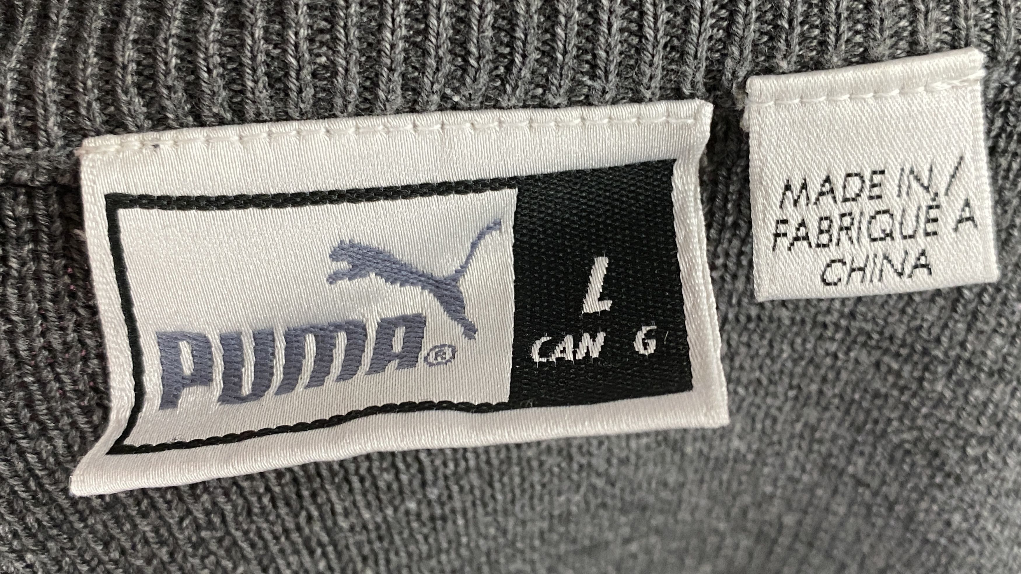 Puma × Vintage 90s Puma Vintage Men's Sportswear Sweater - L Size US L / EU 52-54 / 3 - 5 Thumbnail