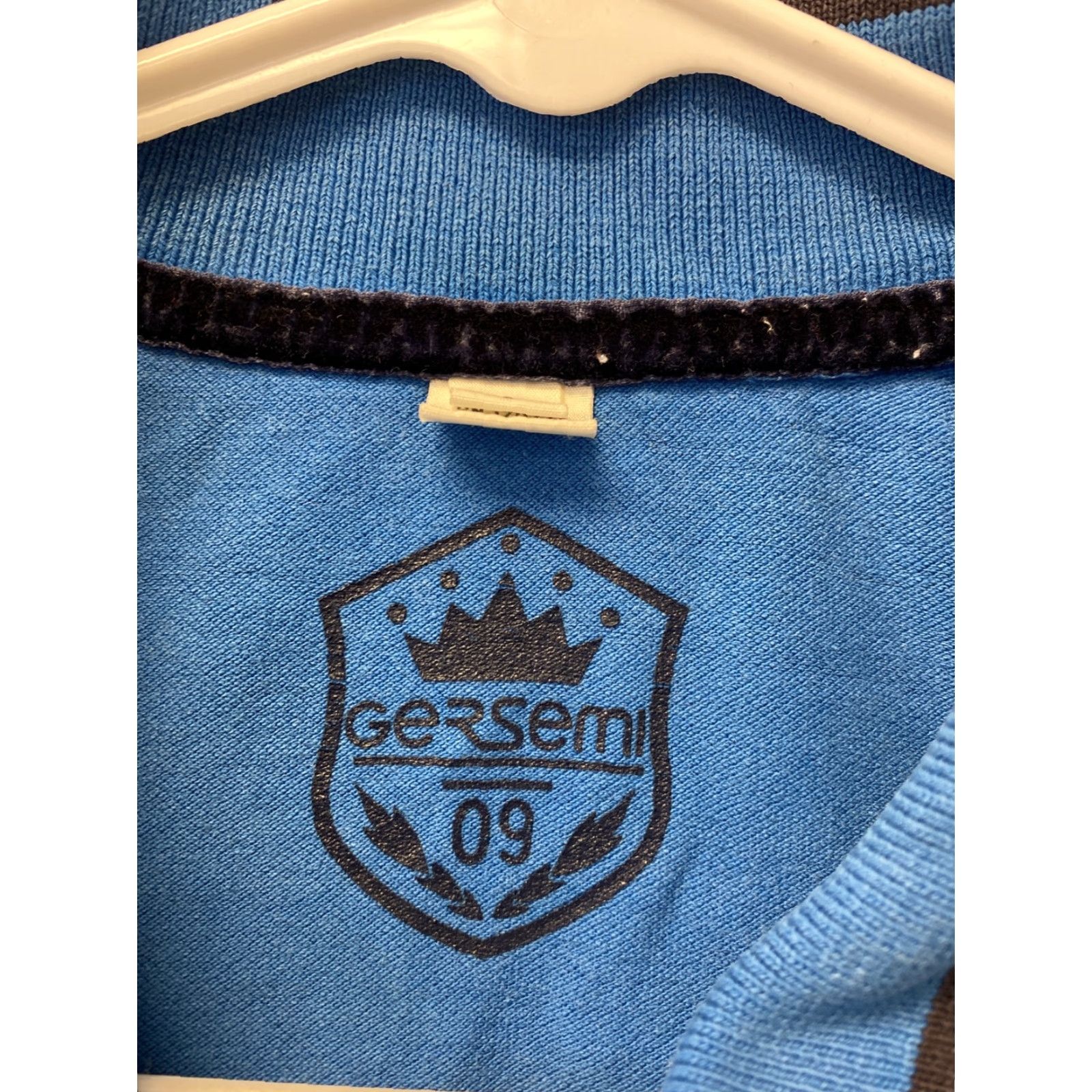 Vintage Gersemi Polo Shirt Women Large Blue Casual Short Sleeve Cotton Classic Preppy Sports Size L / US 10 / IT 46 - 5 Thumbnail