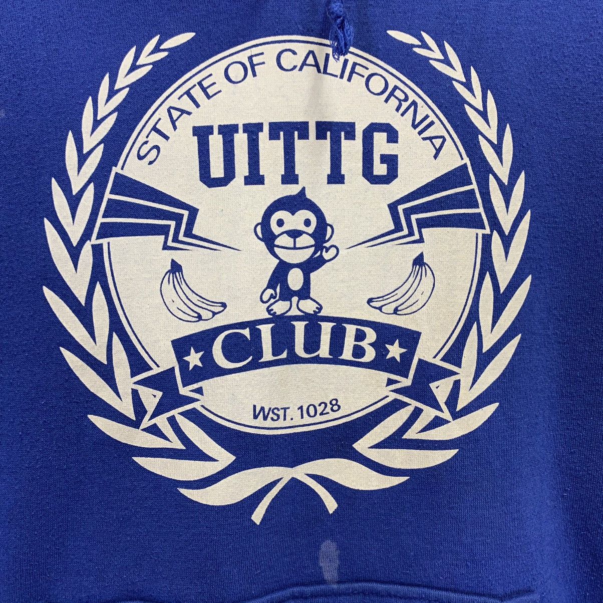 Japanese Brand UITTG CLUB BIG LOGO HOODIE Size US M / EU 48-50 / 2 - 5 Thumbnail