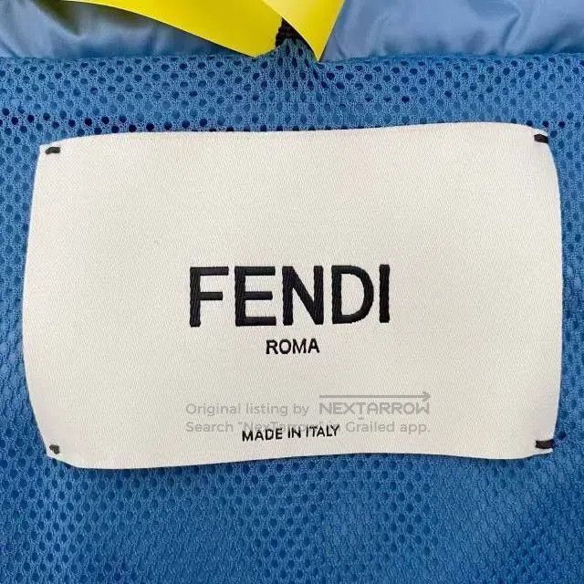 Fendi Fendi Logo Blue Hooded Jacket. Size US M / EU 48-50 / 2 - 4 Thumbnail