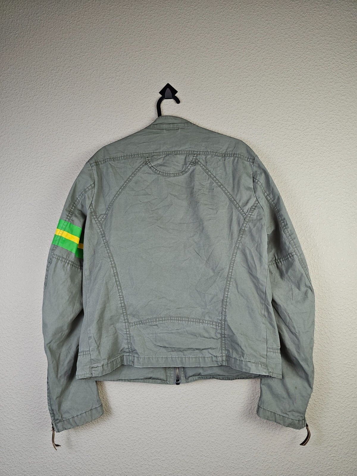 Diesel Vintage Y2K Diesel Racing Moto Jacket Nylon Green XL Size XL / US 12-14 / IT 48-50 - 3 Thumbnail
