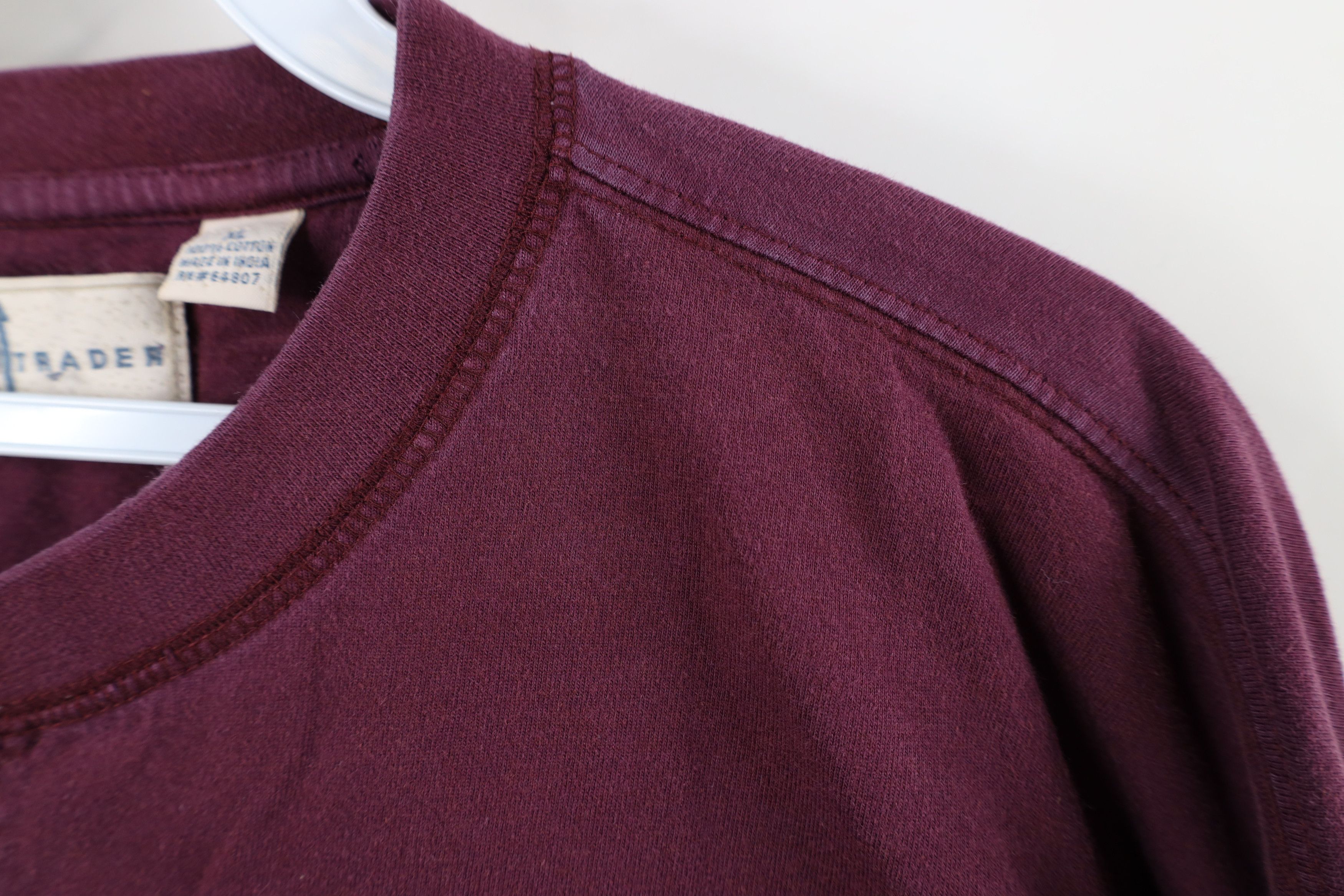 Vintage Vintage 90s Streetwear Cotton Long Sleeve Henley T-Shirt Size US XL / EU 56 / 4 - 9 Thumbnail