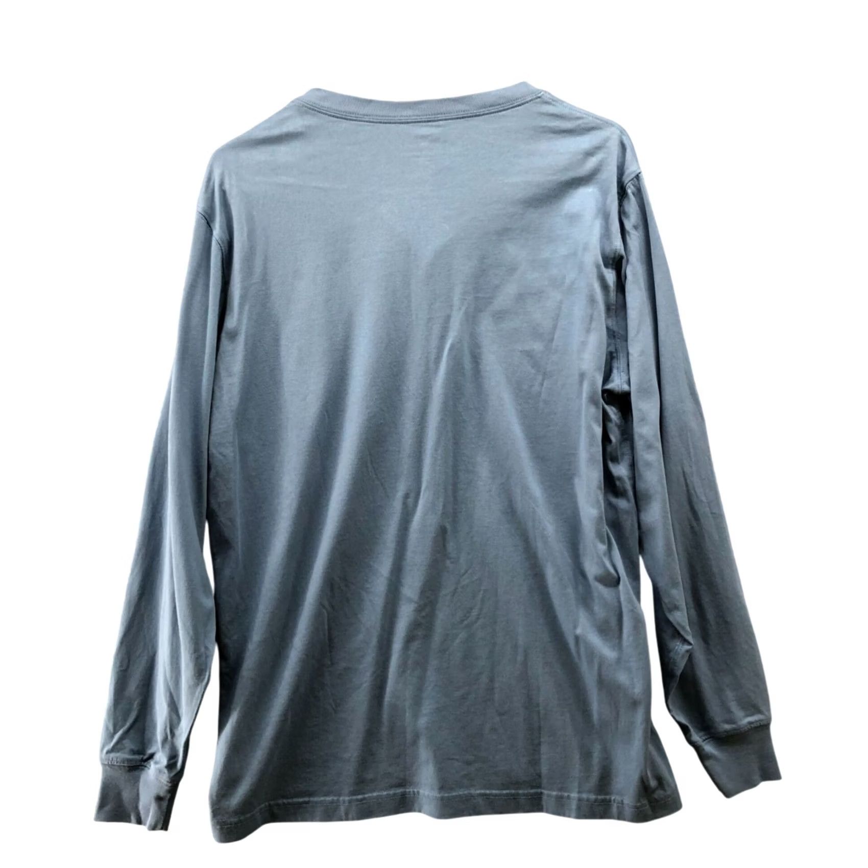 Lands' End Lands' End Long Sleeve Henley T Shirt Mens M Cotton Blue Regular Knit Button T-Shirt Shirt Regular Mens Blue Henley Cotton Size US M / EU 48-50 / 2 - 2 Thumbnail