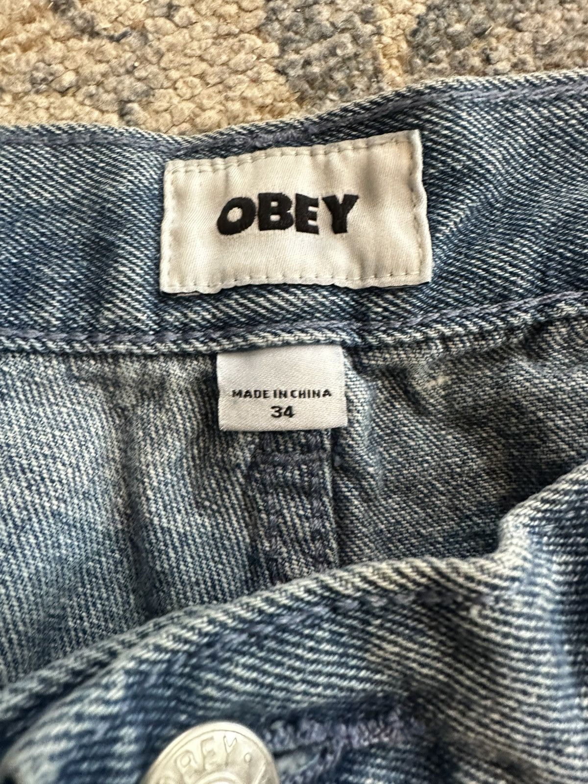 Obey Obey jorts size 34 mens Size US 34 / EU 50 - 2 Thumbnail