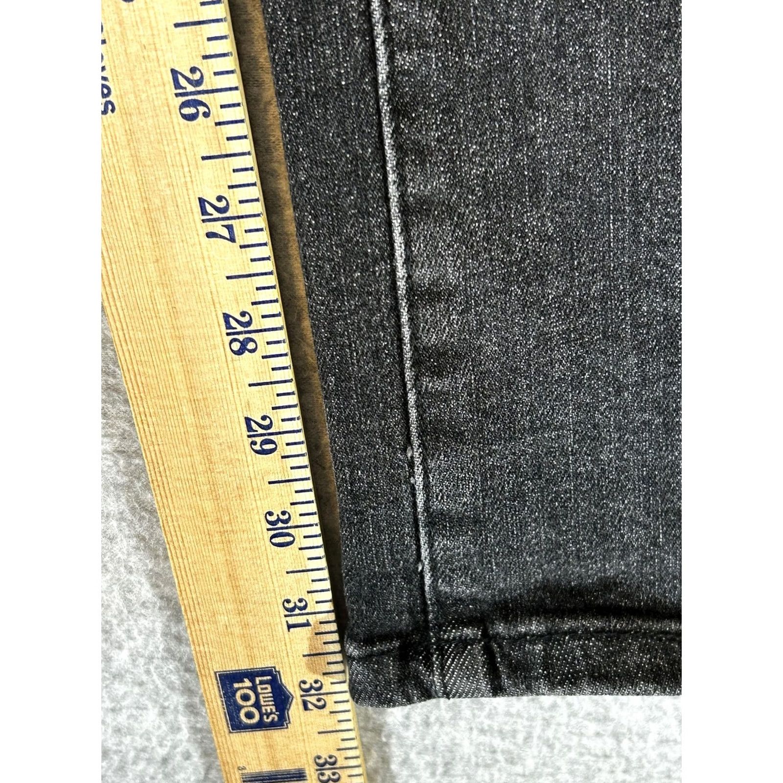 Vintage VINTAGE Judy Blue Jeans Womens 11/30 Wide-Leg High Waist Baggy Stretch Grunge Y2K Junior Size 32" / US 10 / IT 46 - 4 Thumbnail