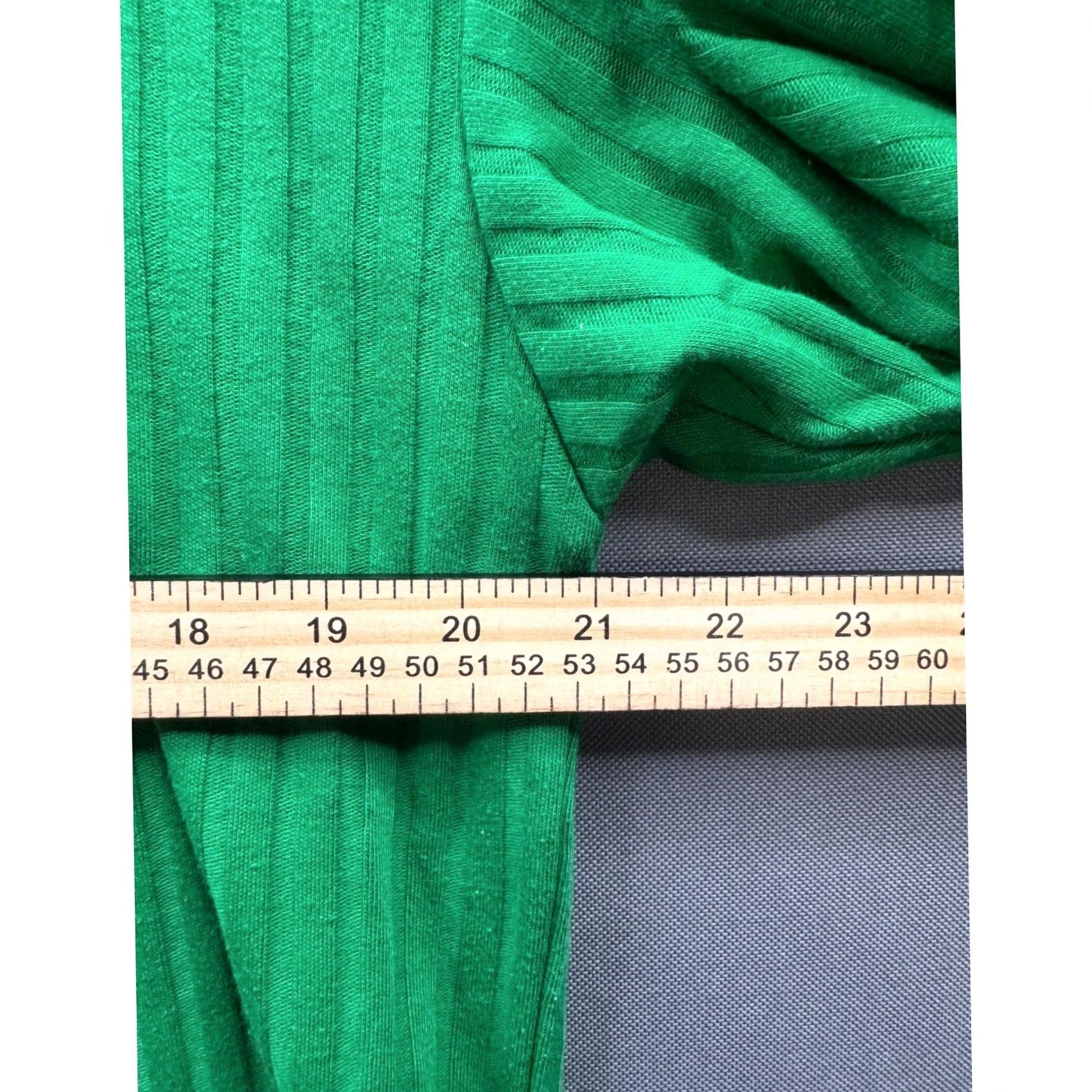 Express VINTAGE Express Tricot Green Ribbed Knit Long Sleeve Crew Neck Top Womens XS Size XS / US 0-2 / IT 36-38 - 3 Thumbnail