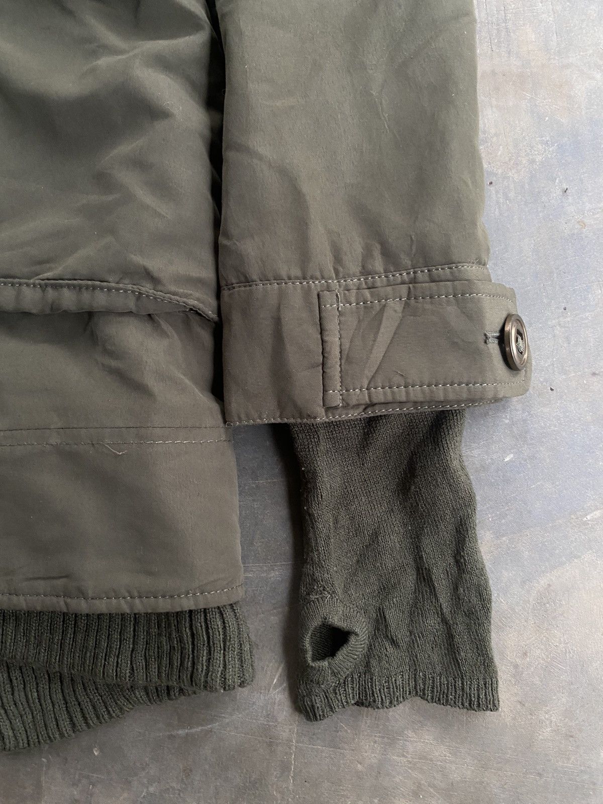 If Six Was Nine × Le Grande Bleu (L.G.B.) SLY MILITARY WINTERCOAT PARKA WITH FUR HOODIE Size US S / EU 44-46 / 1 - 3 Thumbnail