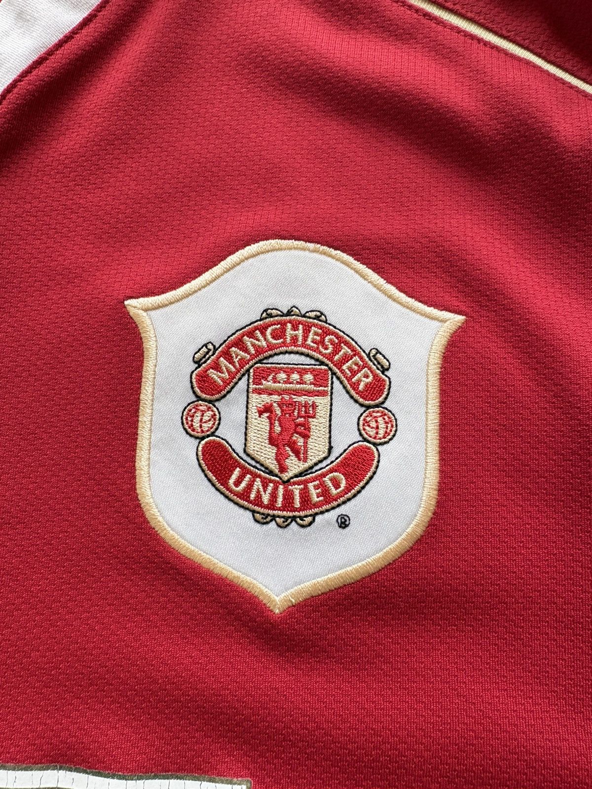 Vintage Manchester United 2006-07 Nike Home Jersey Top Kit Y2K XL Size US XL / EU 56 / 4 - 7 Thumbnail