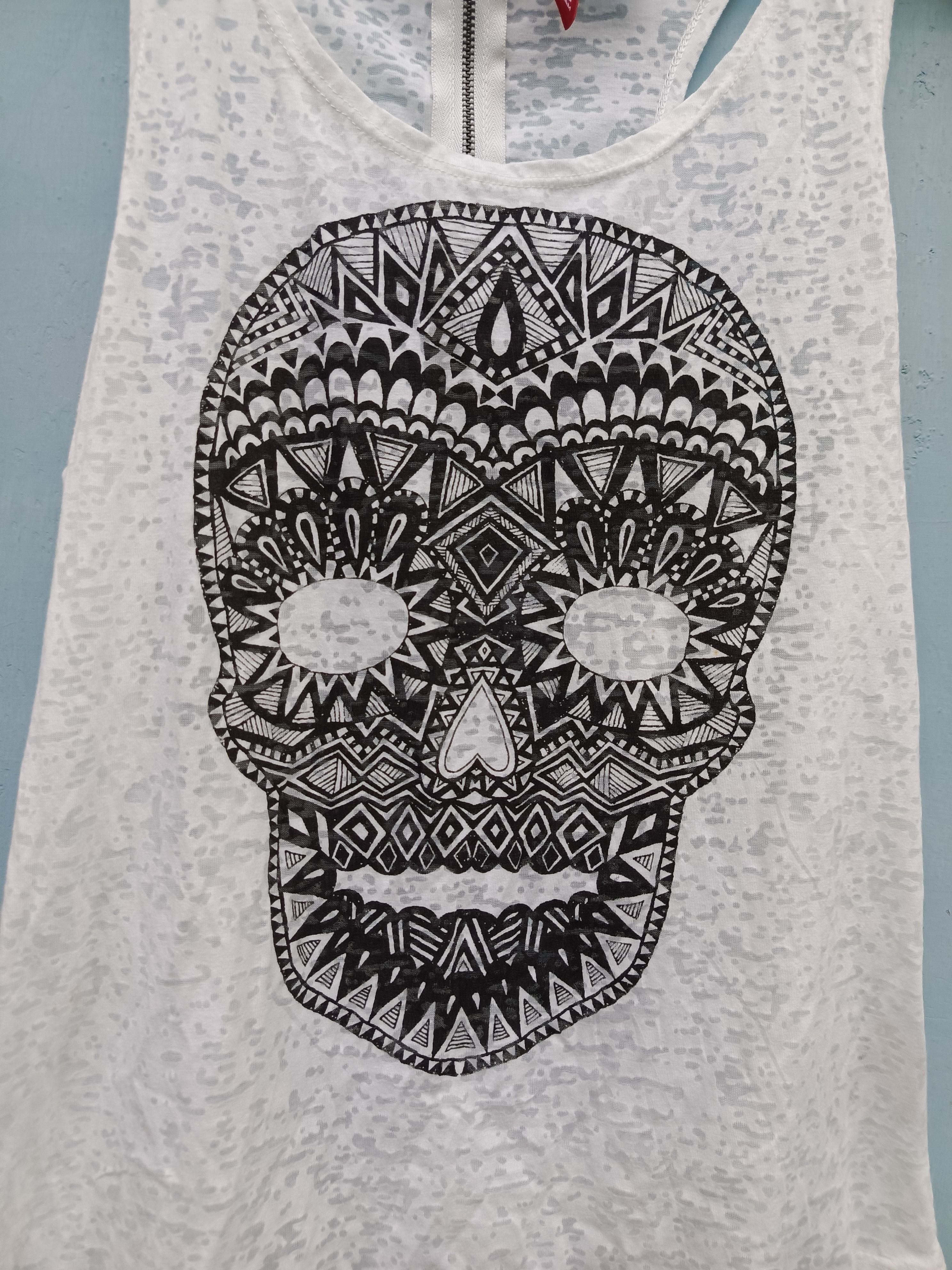 H&M × Japanese Brand H&M skull print tank tops Size S / US 4 / IT 40 - 3 Thumbnail