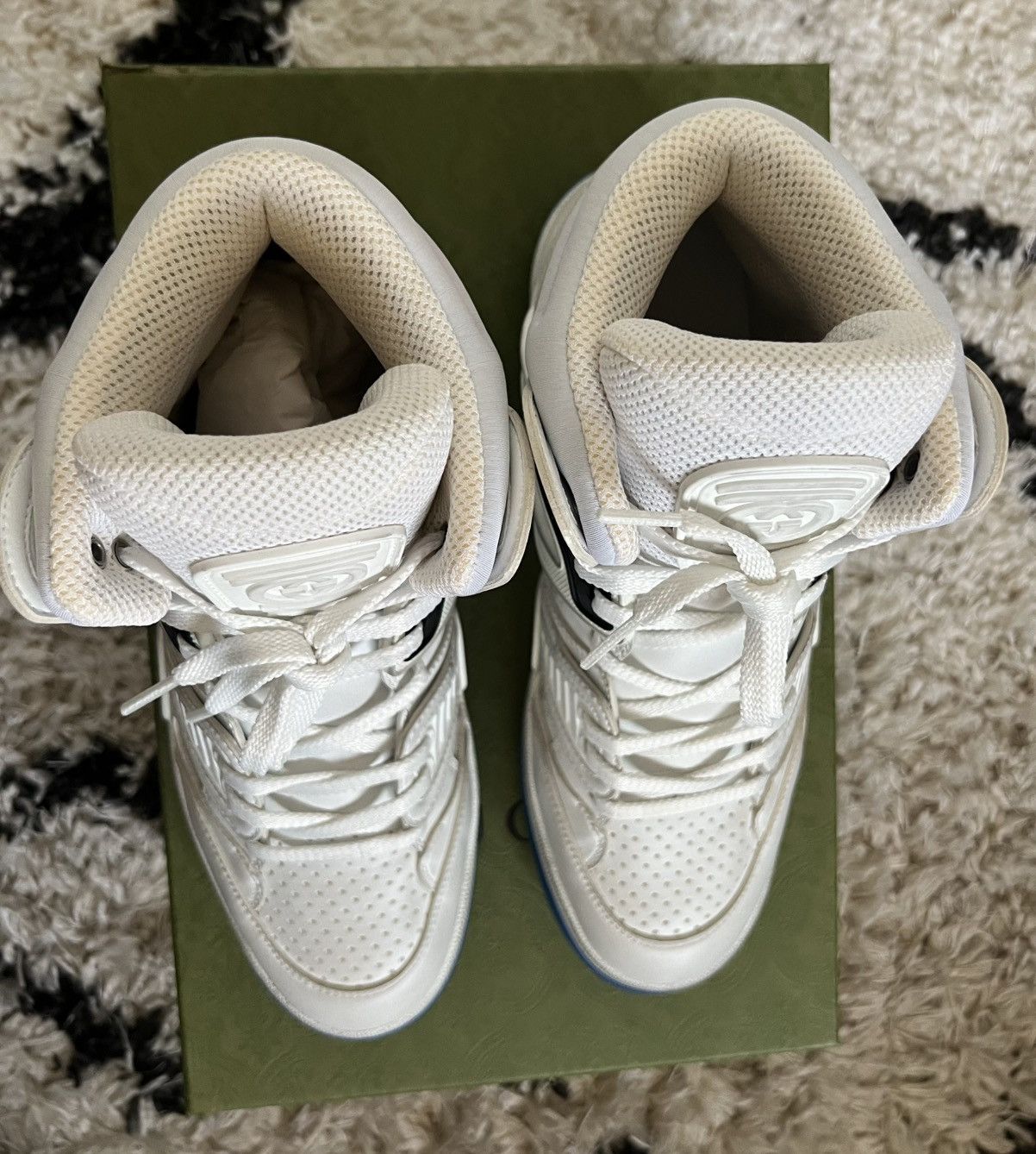 Gucci Authentic Gucci Basket Sneaker (Womens US 9) Size US 9 / IT 39 - 5 Thumbnail