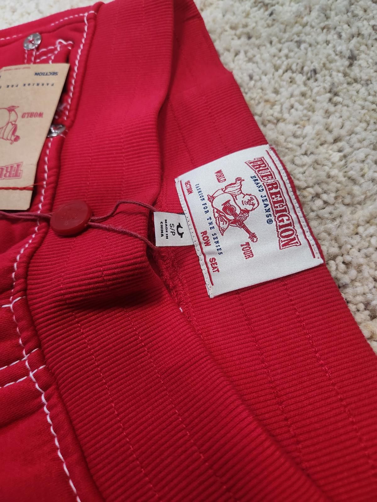 True Religion NEW True Religion Pull-On Flare Jeans Red Anniversary Small Size 28" / US 6 / IT 42 - 6 Thumbnail