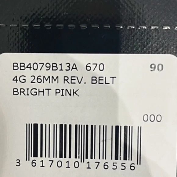 Givenchy Givenchy 4G Leather Belt– Light Pink - NEW WITH TAGS Size ONE SIZE - 11 Thumbnail