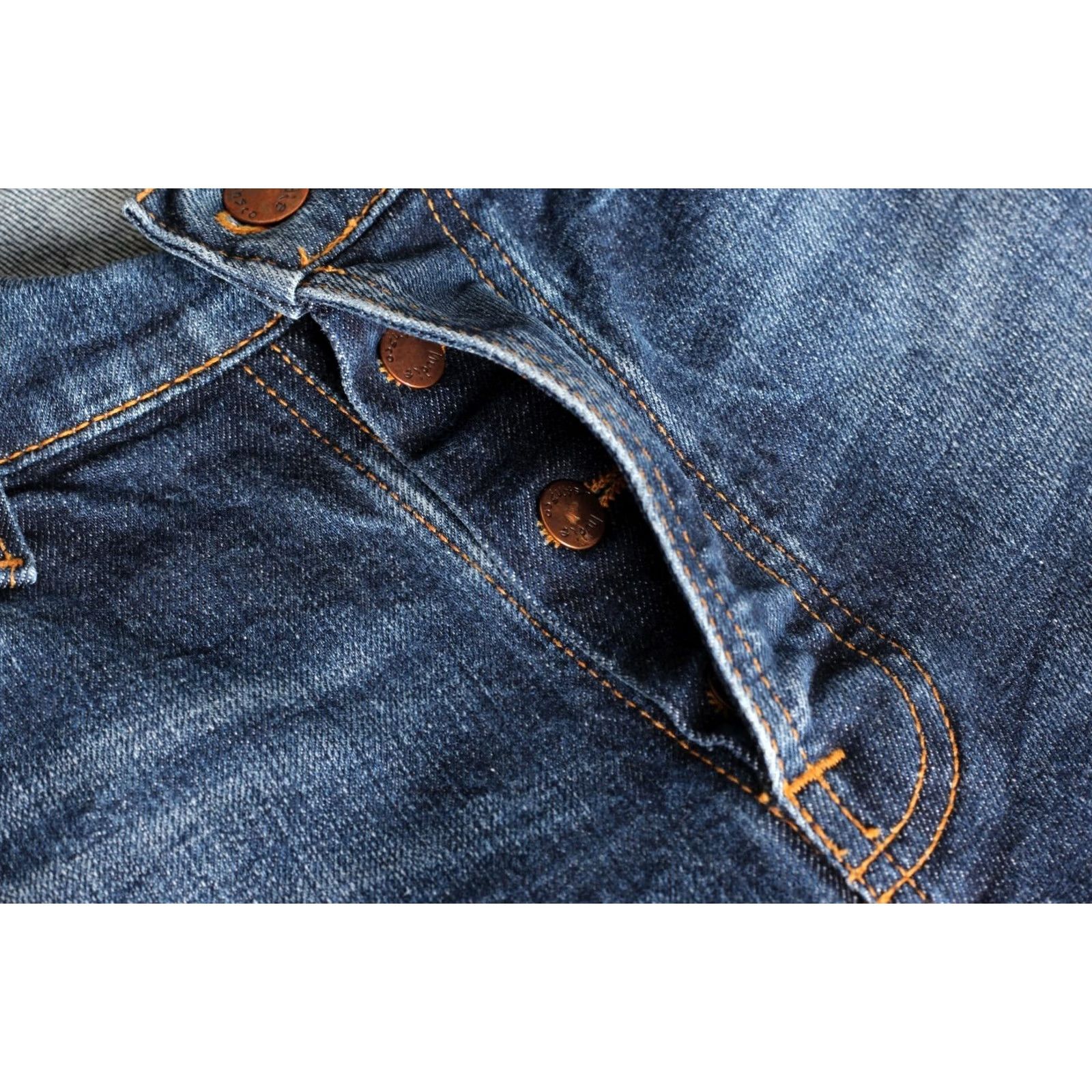 Nudie Jeans NUDIE JEANS DUDE DAN Jeans Men Size W31 L32 Slim Fit Stretch Dark Fuzz DZ7543 Size US 31 - 5 Thumbnail