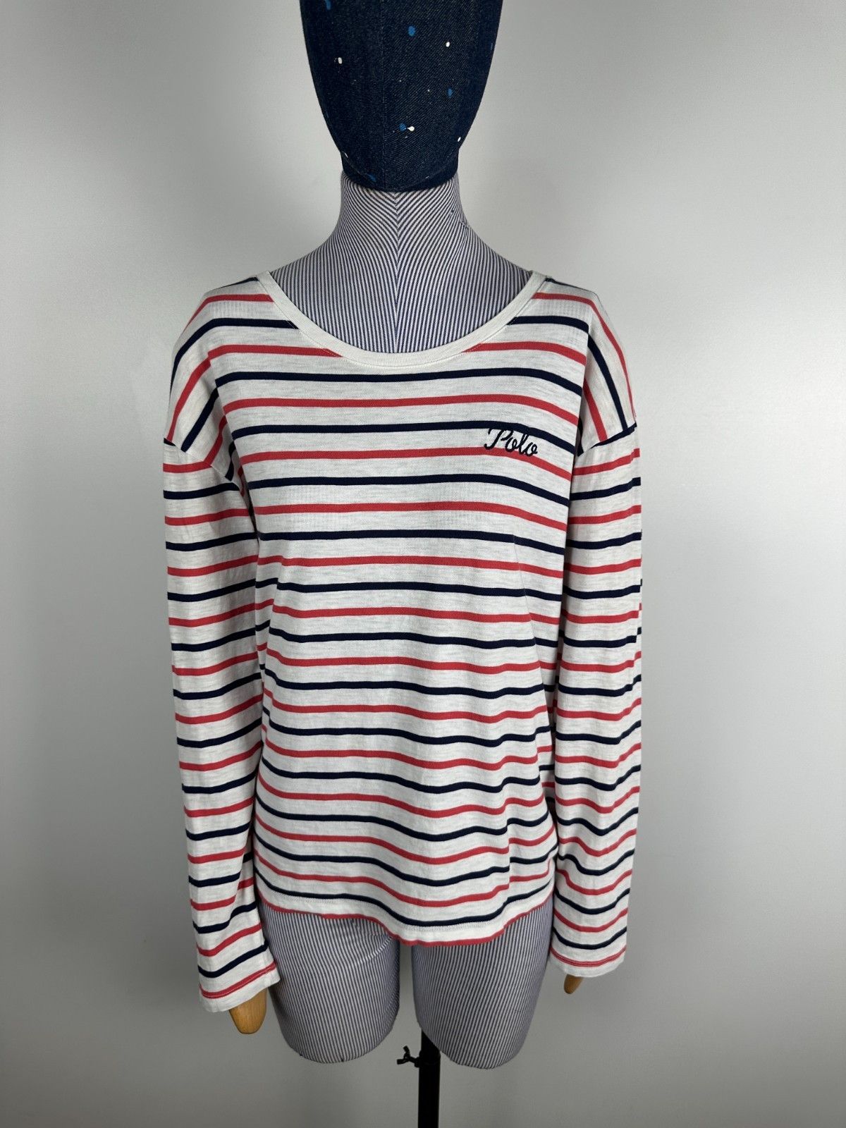 Polo Ralph Lauren Polo Ralph Lauren Women's Long Sleeve Striped T-Shirt Size M Size M / US 6-8 / IT 42-44 - 1 Thumbnail